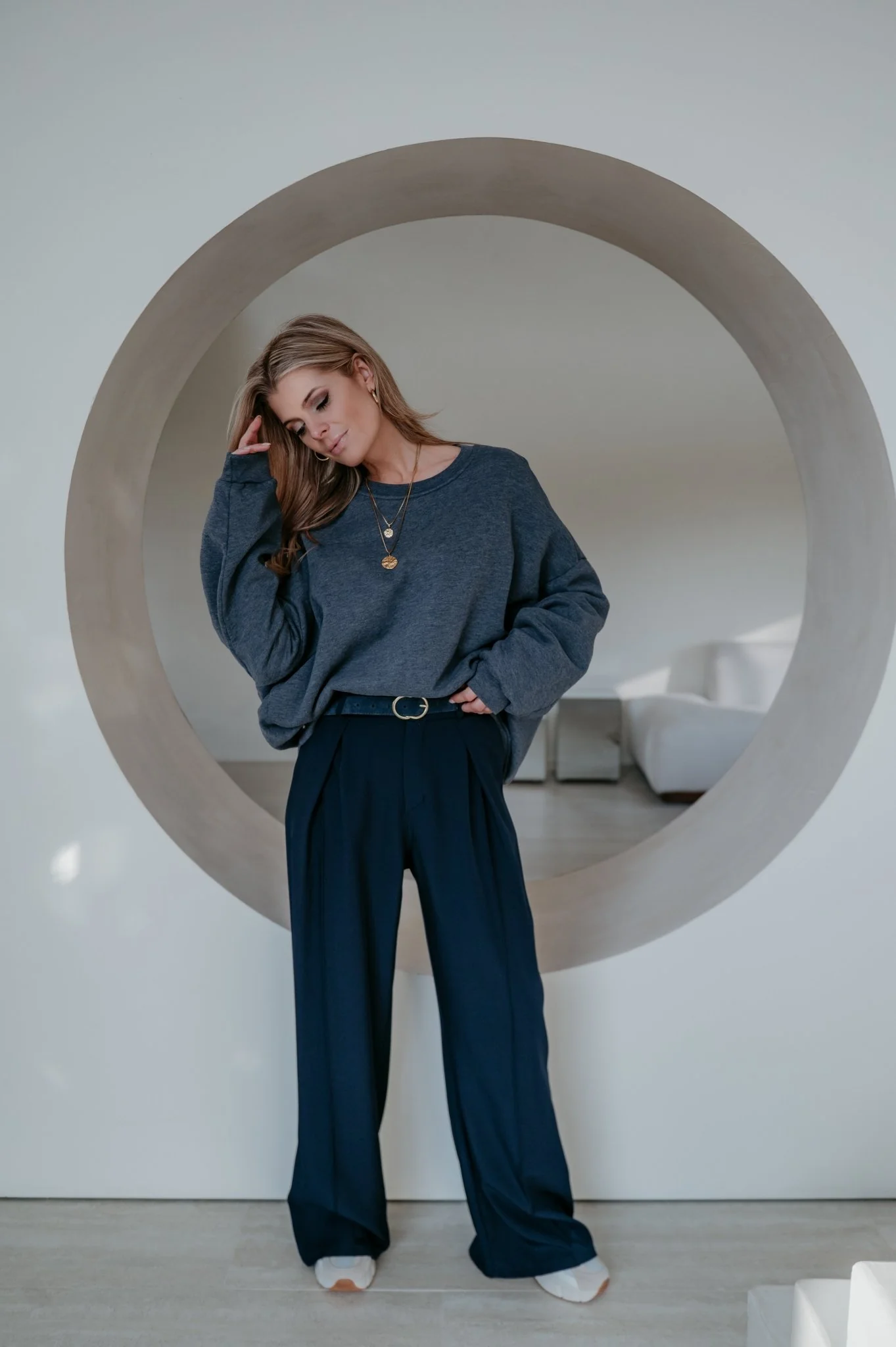 Milide sweater I Blue - Image 5