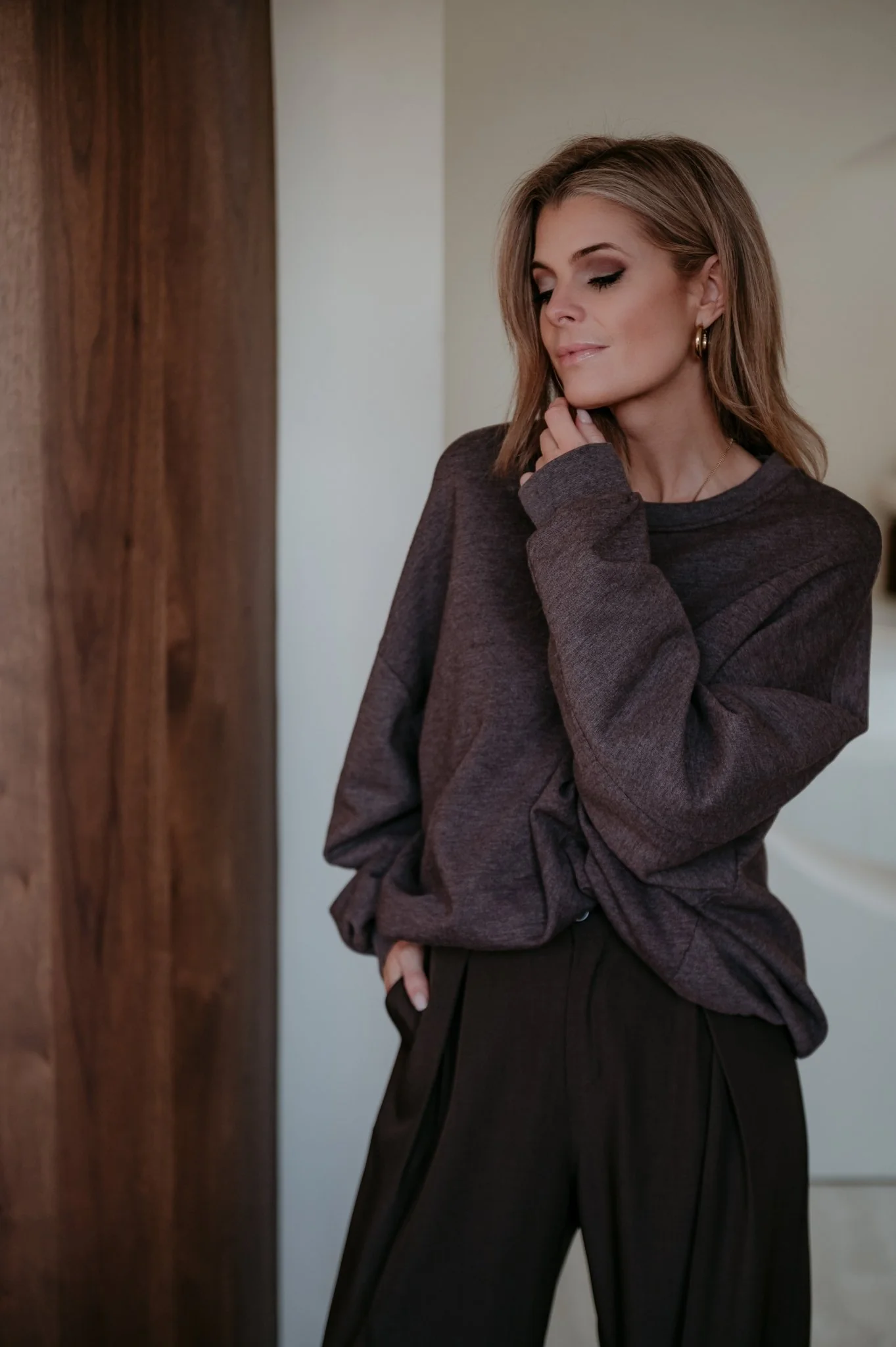 Milide sweater I Espresso - Image 9