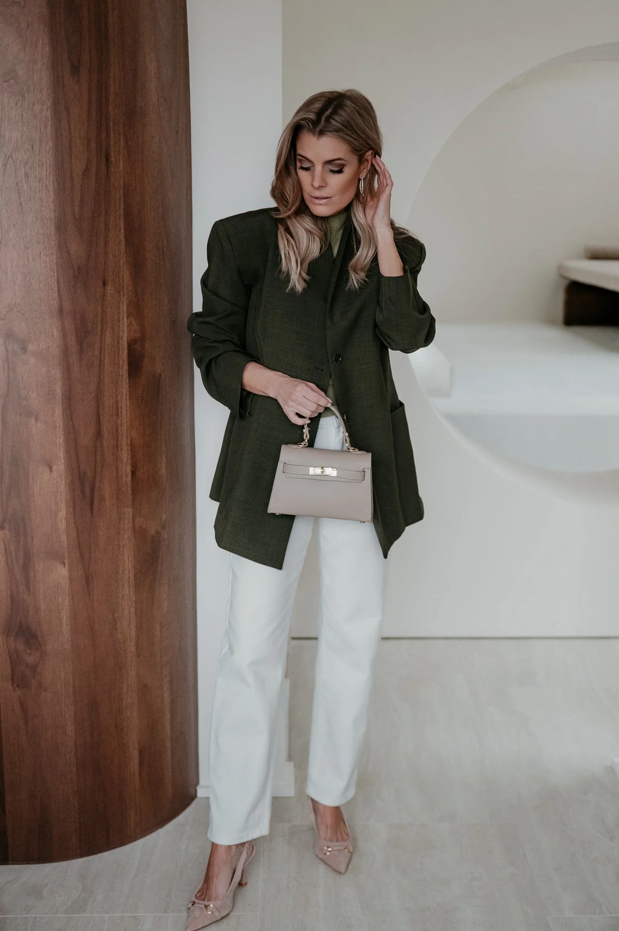 Miodre blazer I Khaki