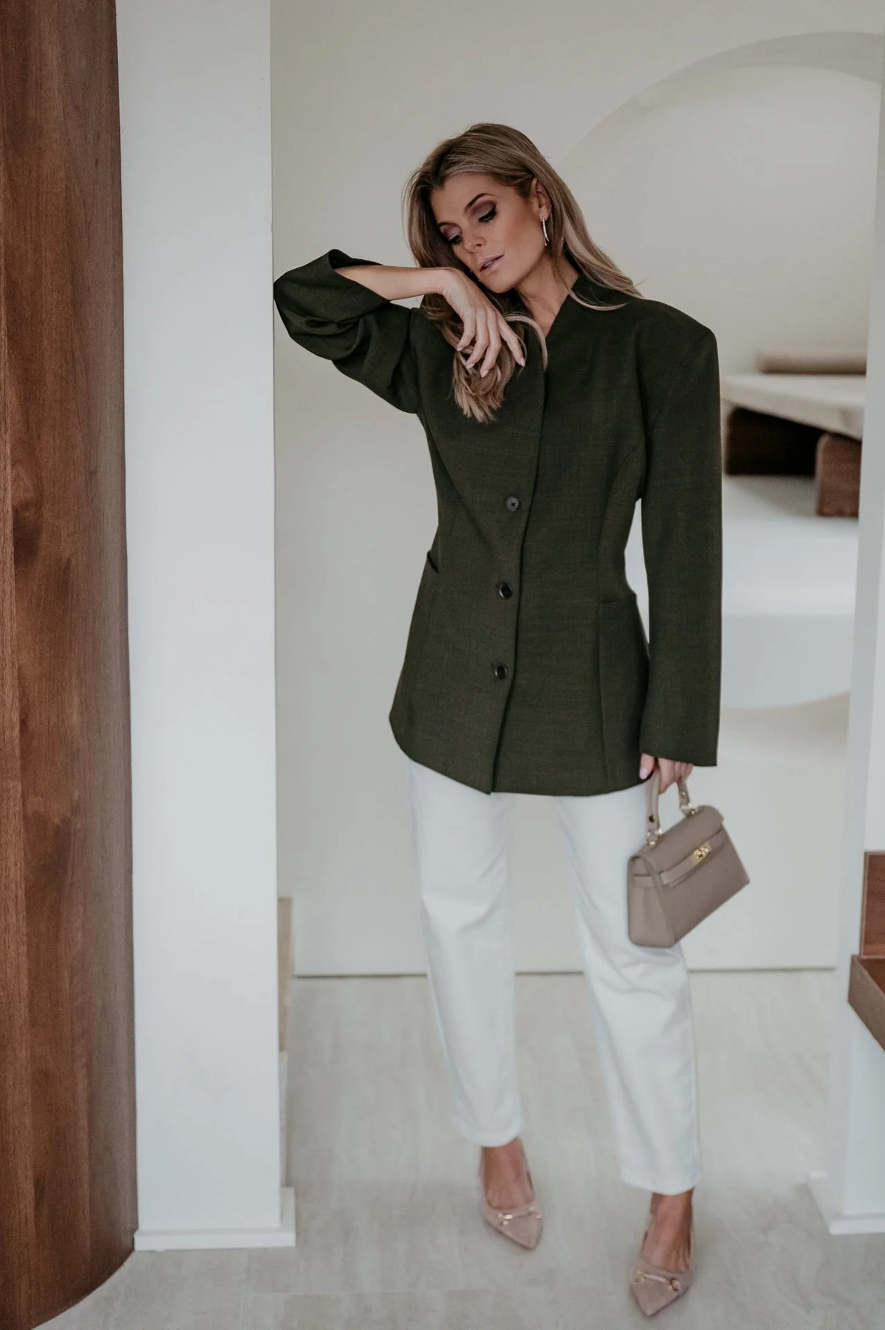 Miodre blazer I Khaki - Image 10