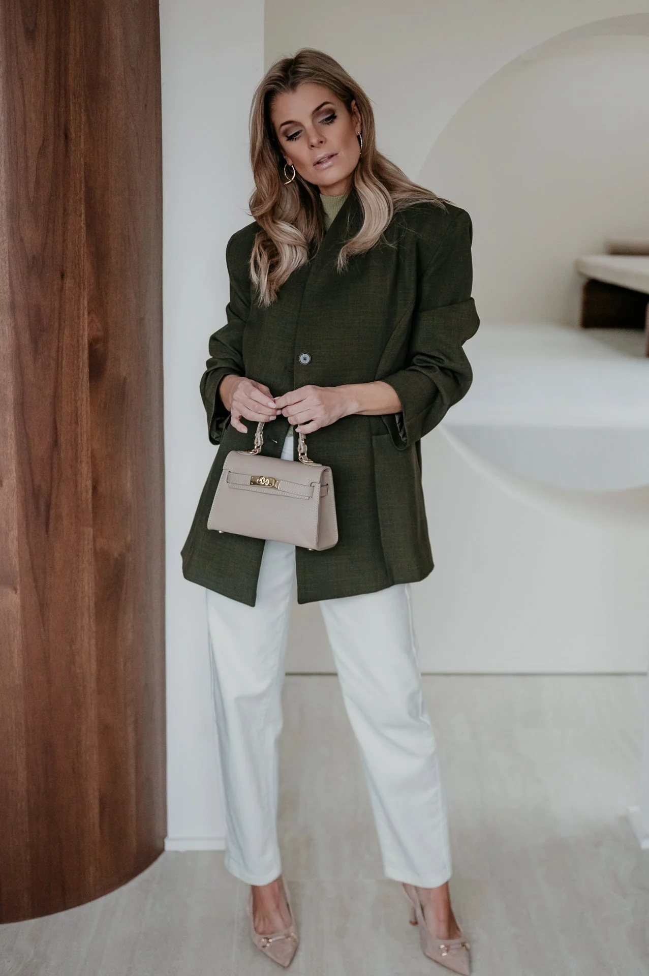 Miodre blazer I Khaki - Image 2