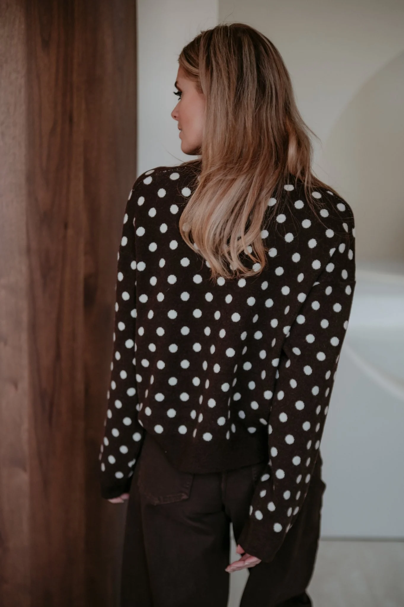 Mone cardigan I Chocolate Brown - Image 5