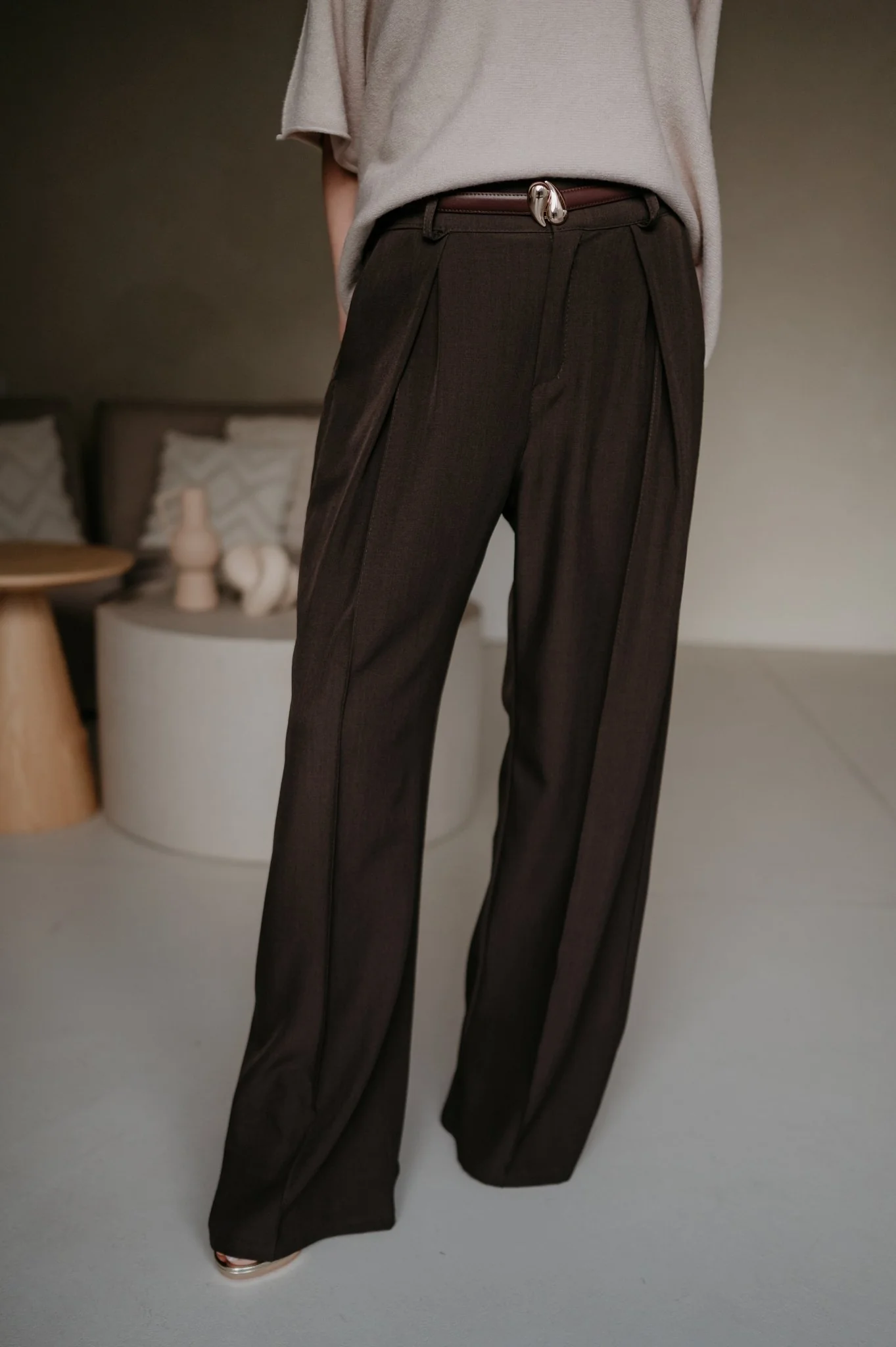 Mostrido Trousers I Chocolate Brown