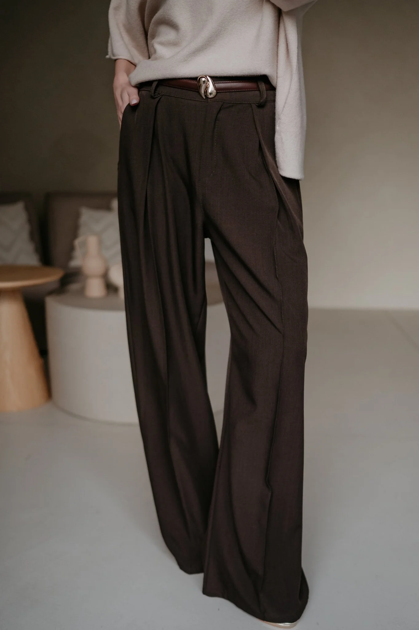 Mostrido Trousers I Chocolate Brown - Image 2