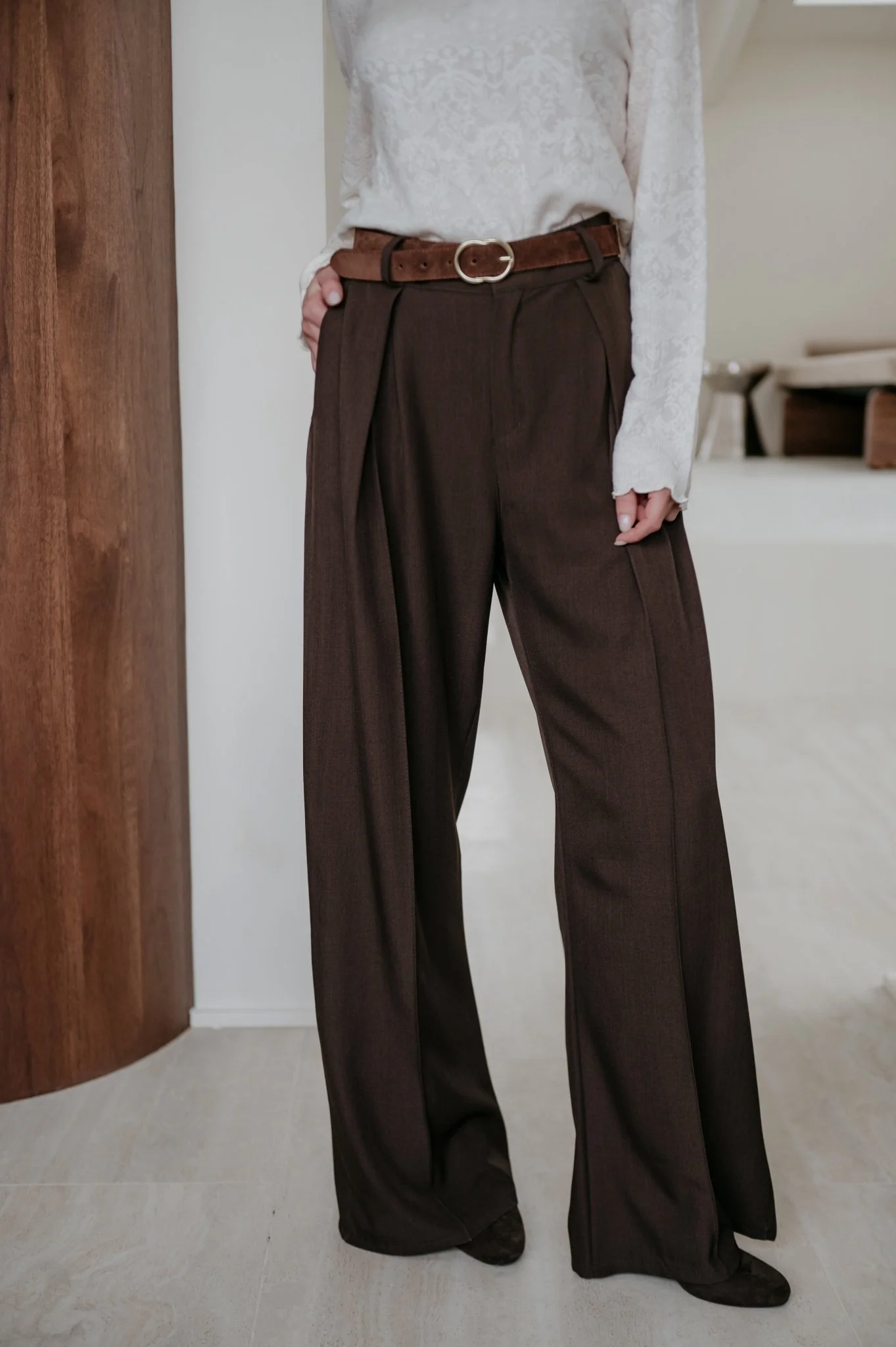 Mostrido Trousers I Chocolate Brown - Image 4