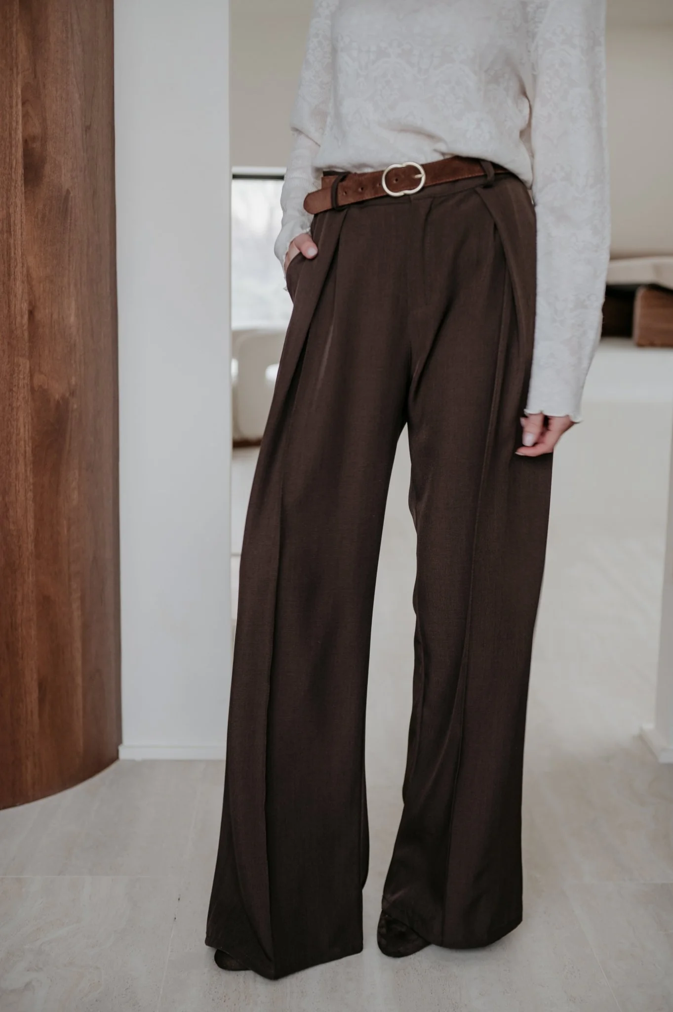 Mostrido Trousers I Chocolate Brown - Image 7
