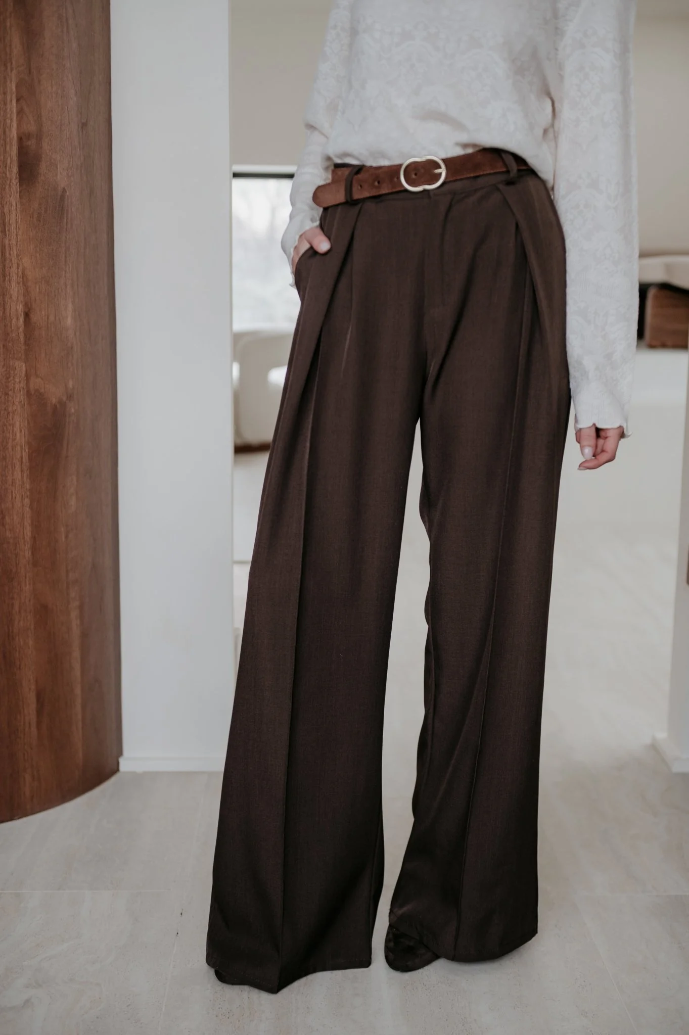 Mostrido Trousers I Chocolate Brown - Image 8
