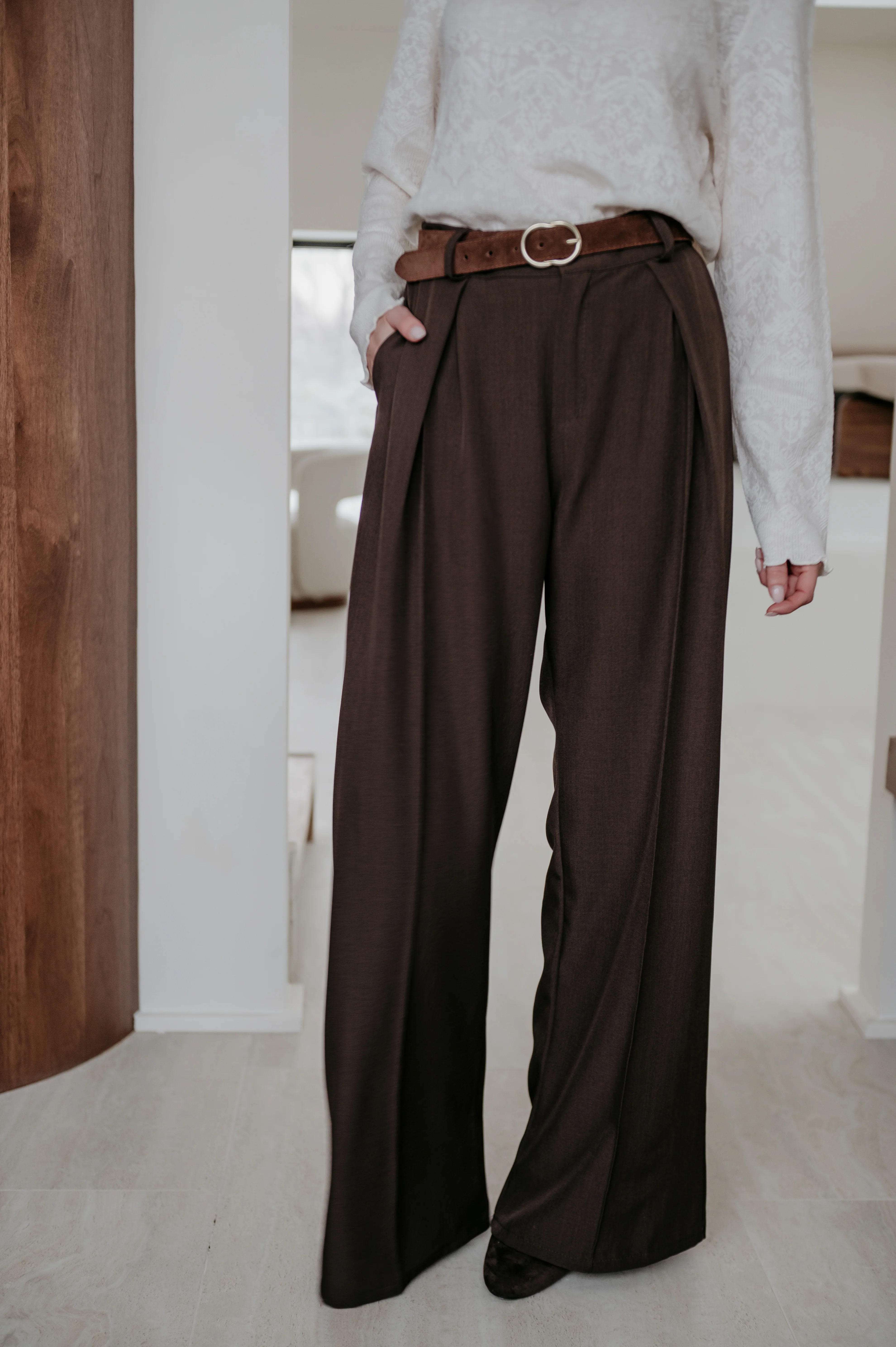 Mostrido Trousers I Chocolate Brown - Image 9
