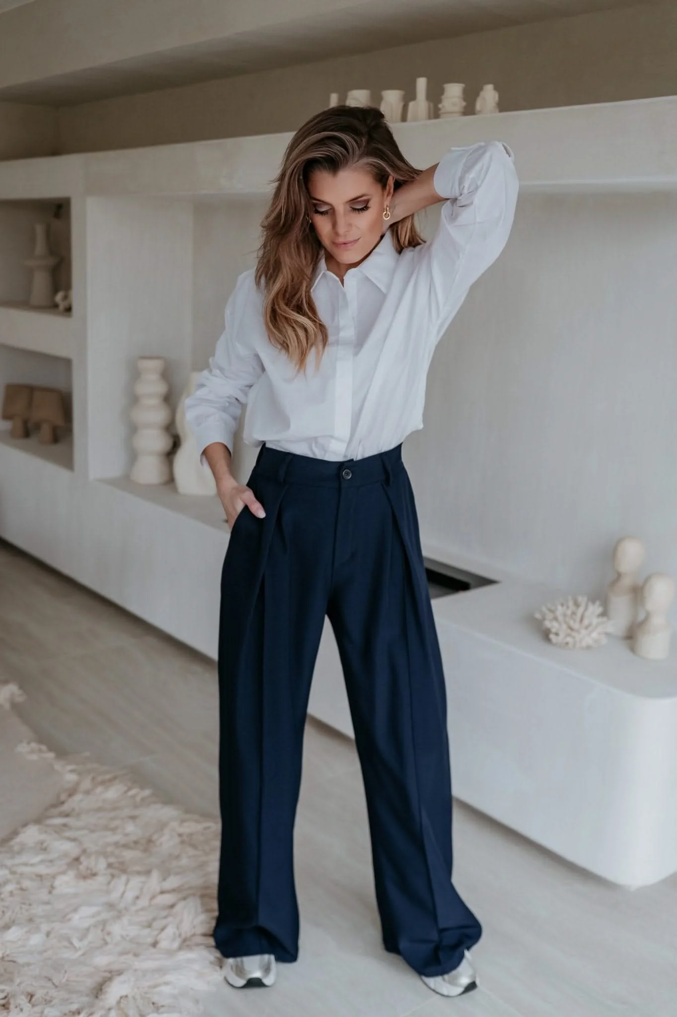Mostrido trousers I Navy Blue - Image 3