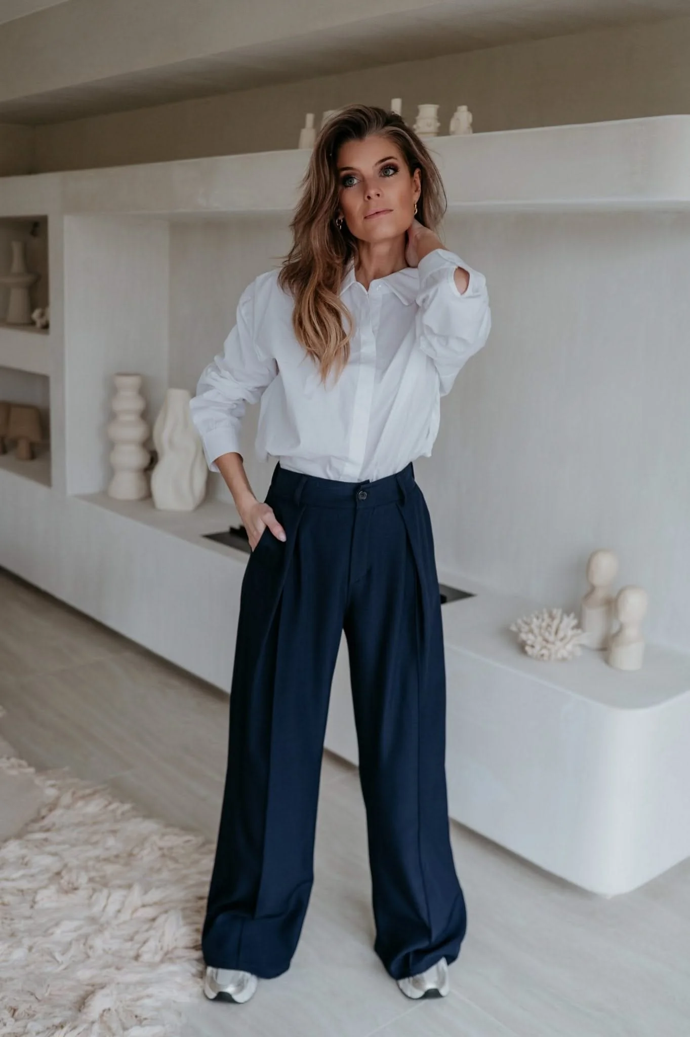 Mostrido trousers I Navy Blue - Image 4