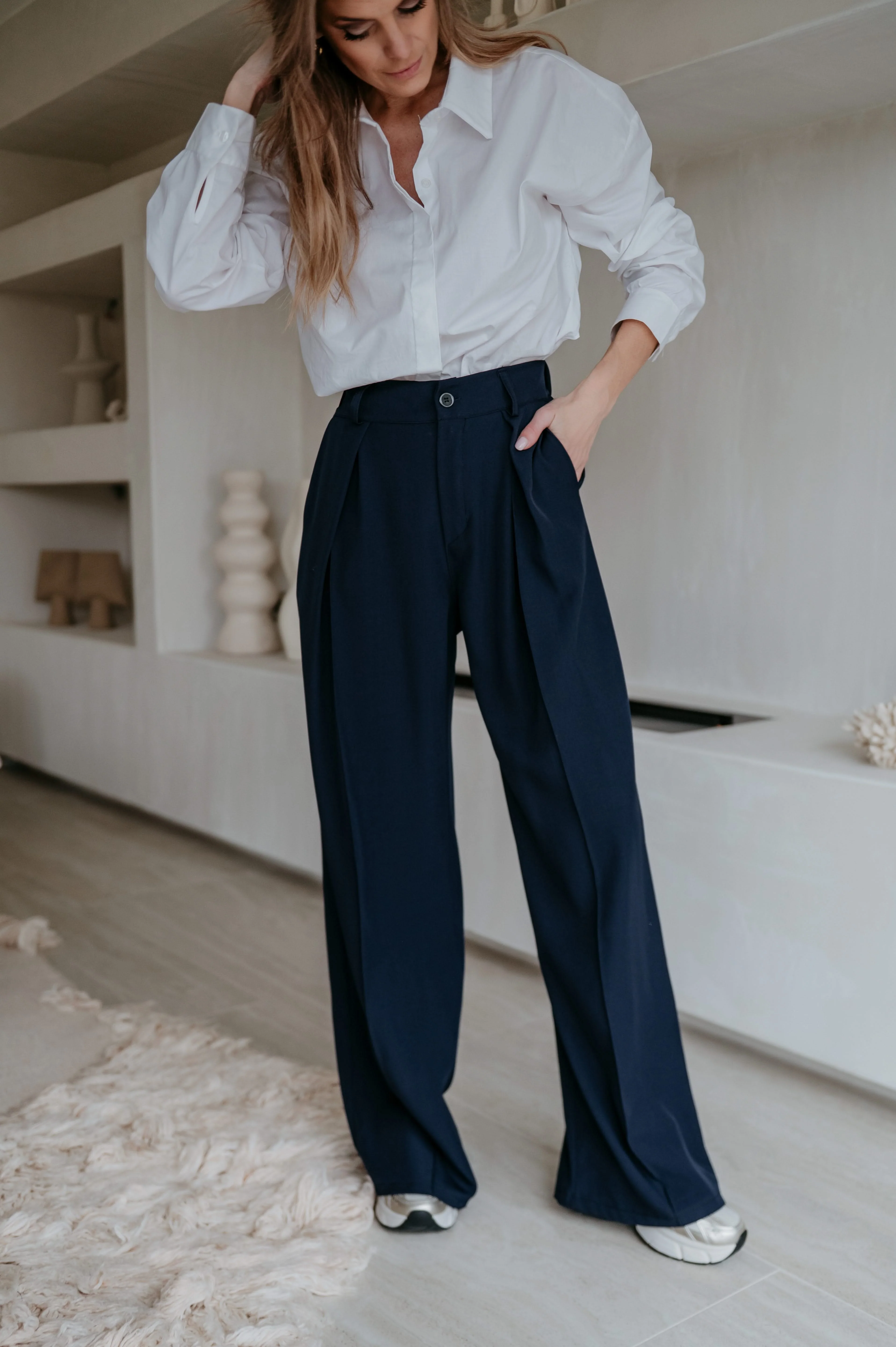 Mostrido trousers I Navy Blue - Image 6