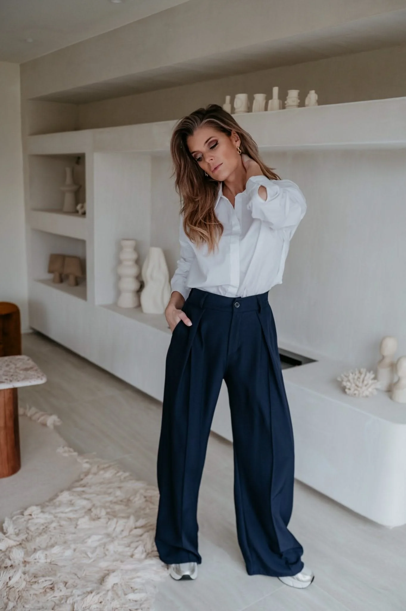 Mostrido trousers I Navy Blue - Image 8