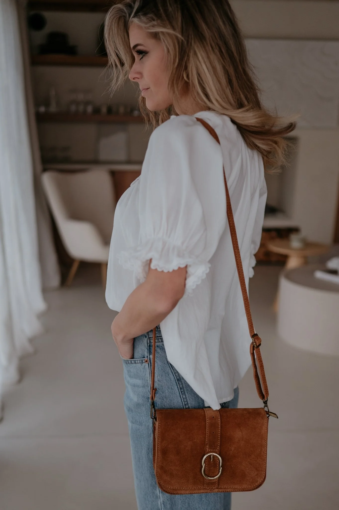 Munide handbag I Camel - Image 3