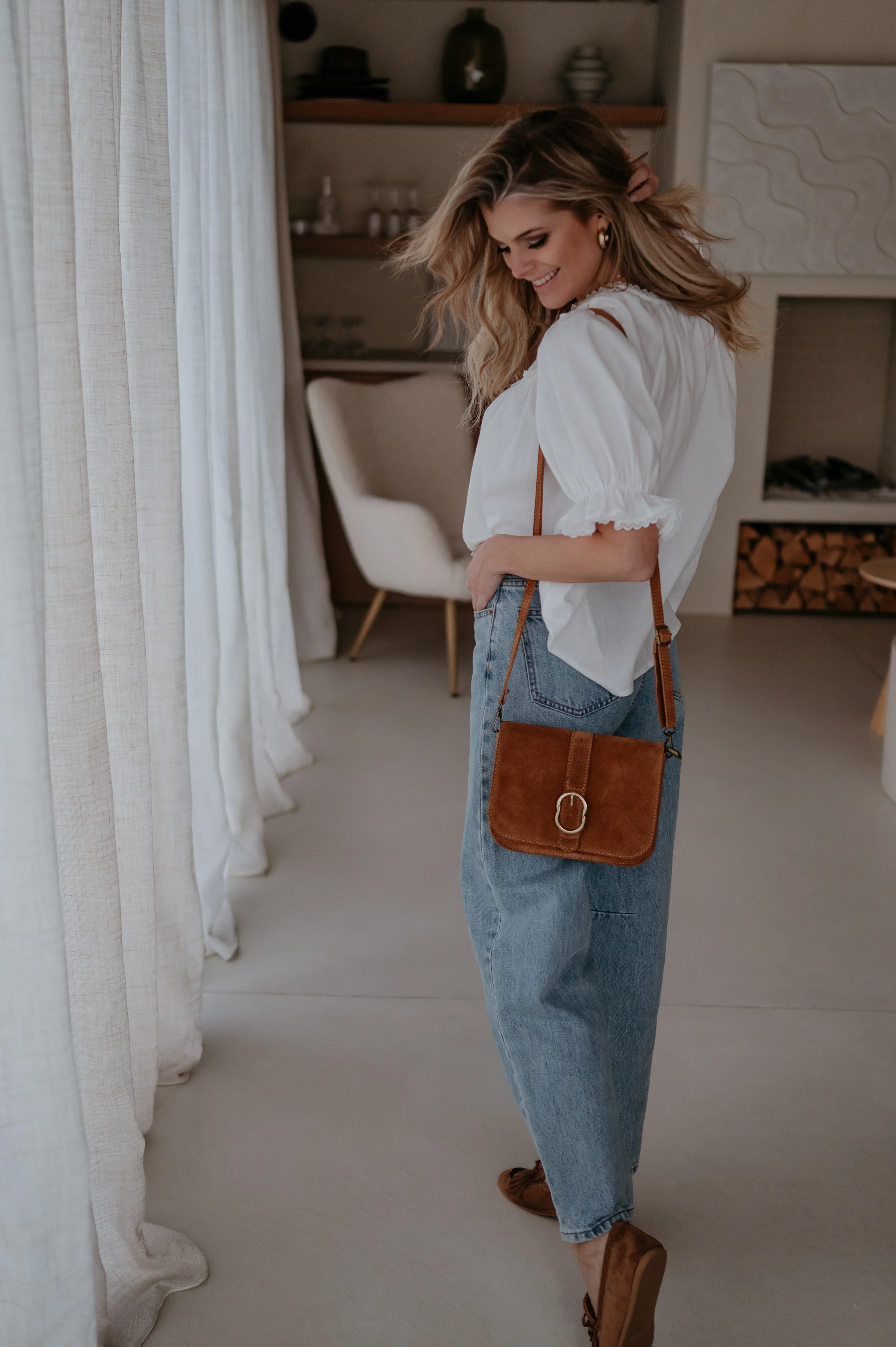 Munide handbag I Camel - Image 5
