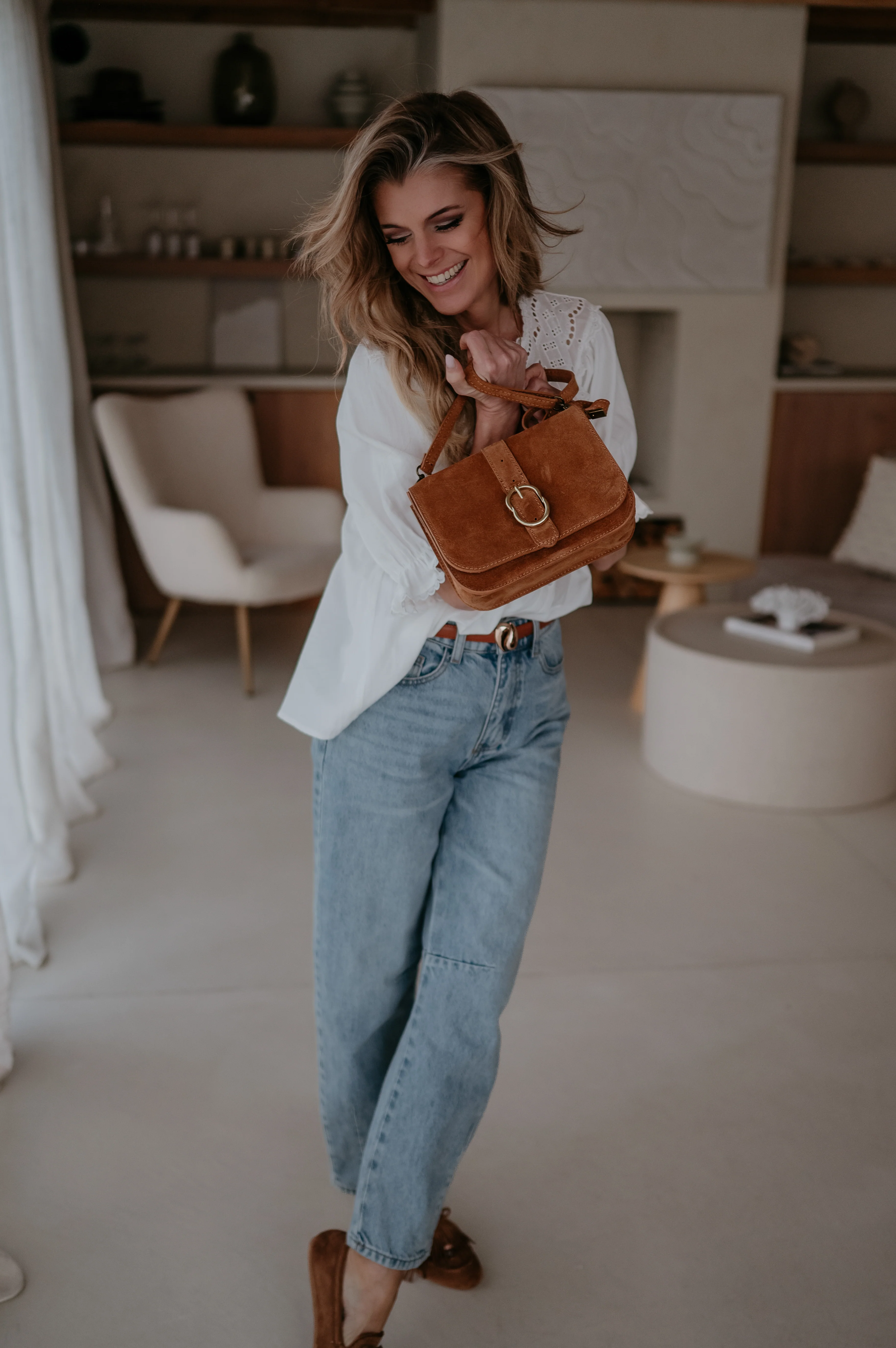 Munide handbag I Camel - Image 9