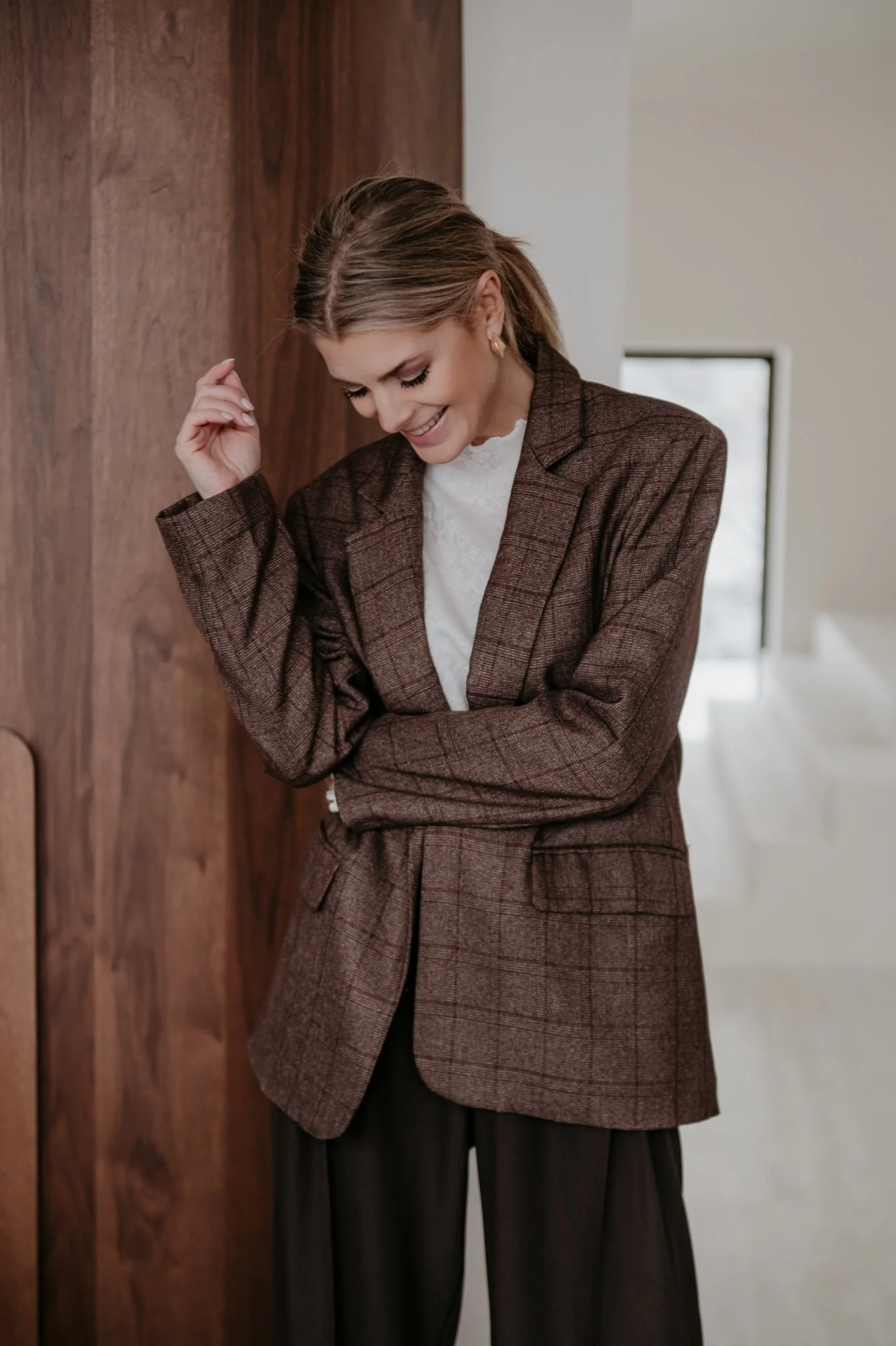 Nagide blazer I Chocolate Brown