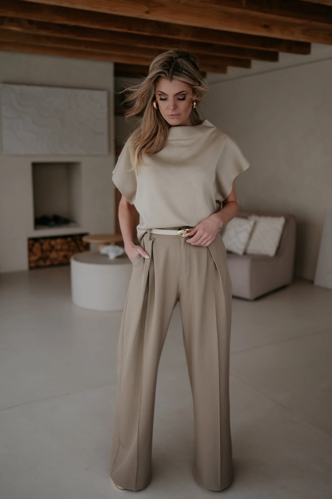 Nante top I Beige - Image 11