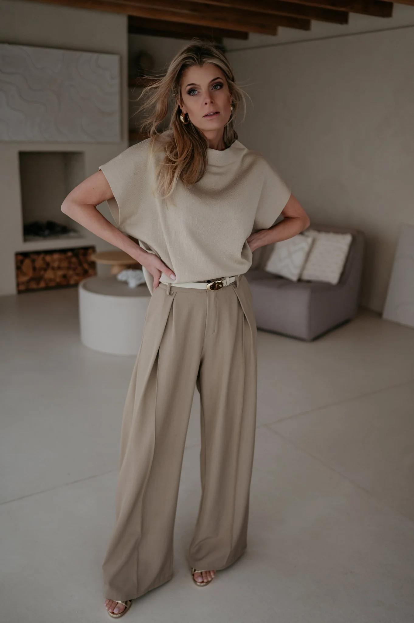 Nante top I Beige - Image 13