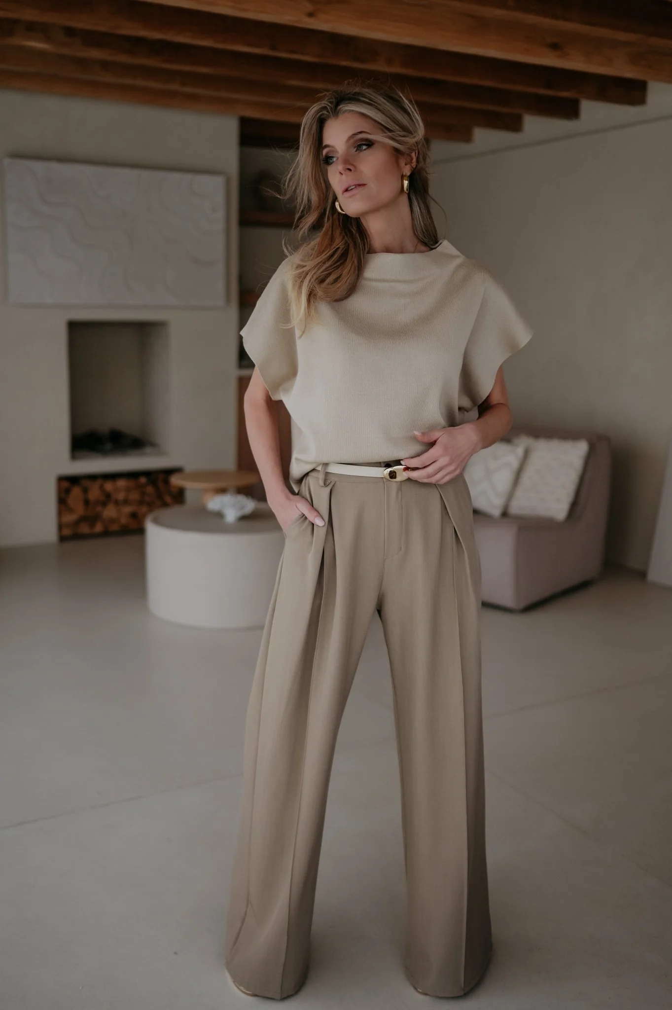 Nante top I Beige - Image 2