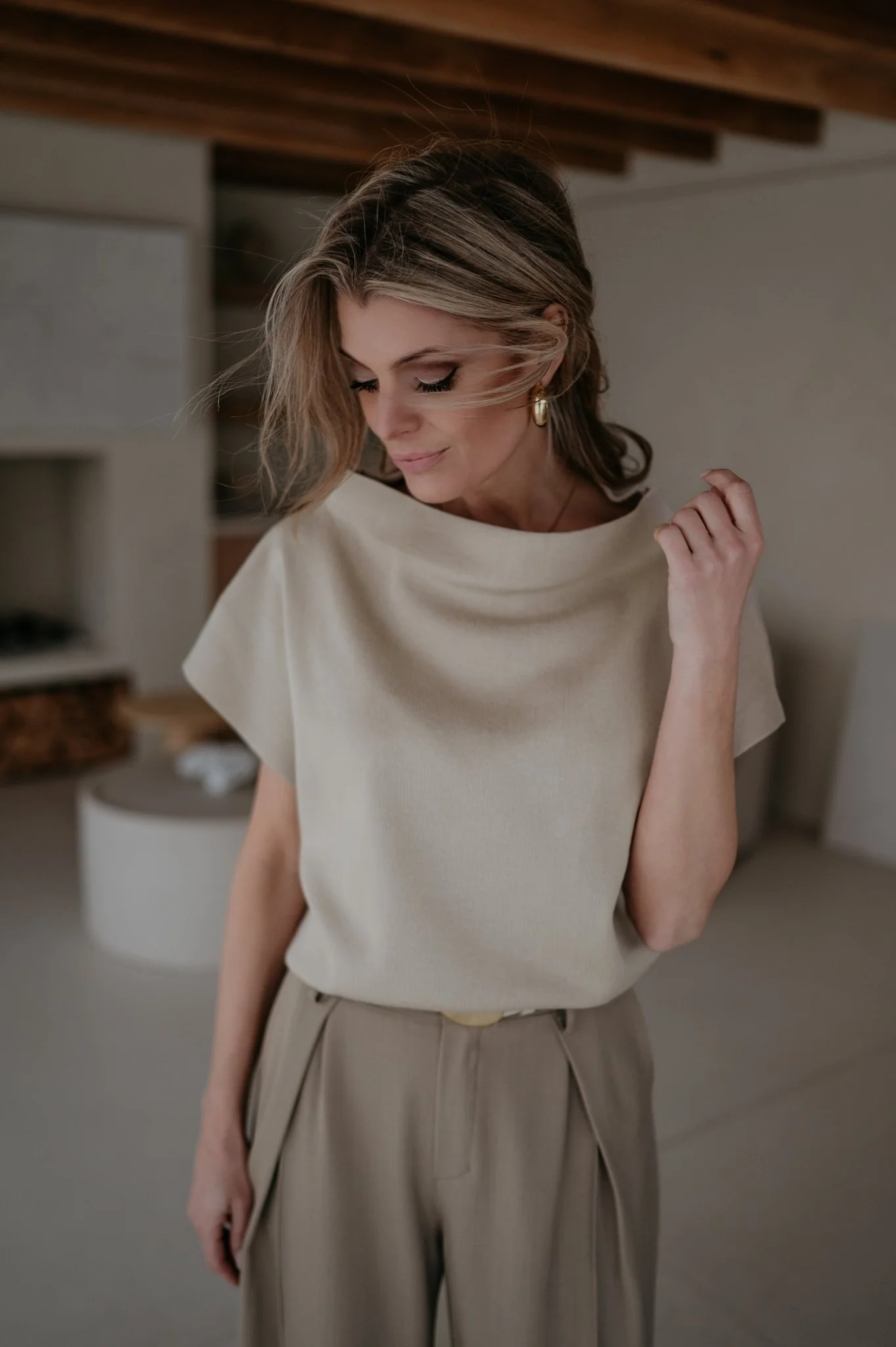 Nante top I Beige - Image 4