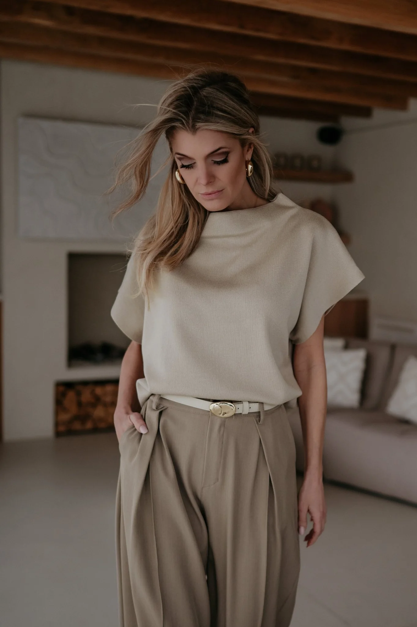 Nante top I Beige - Image 7