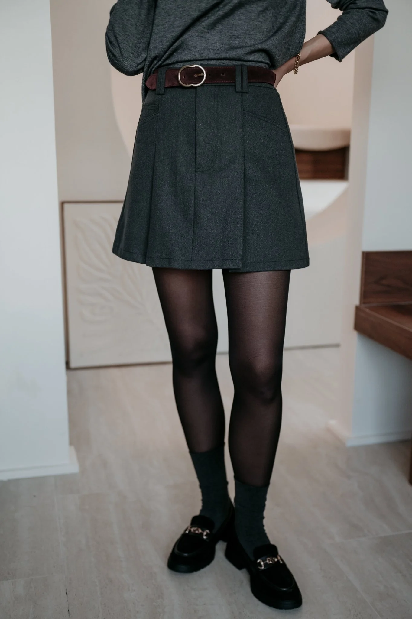 Niante skirt I Grey
