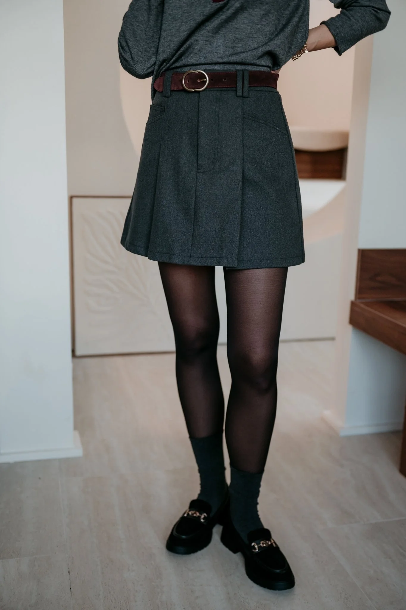 Niante skirt I Grey - Image 4
