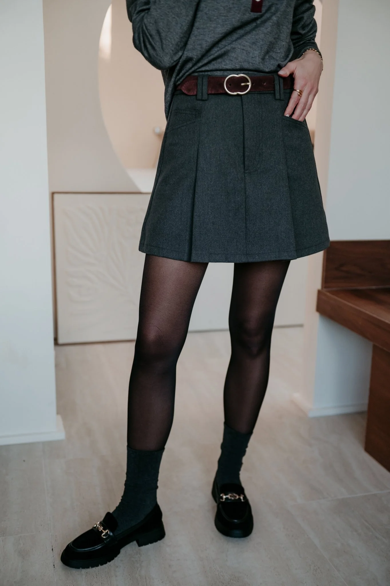 Niante skirt I Grey - Image 5