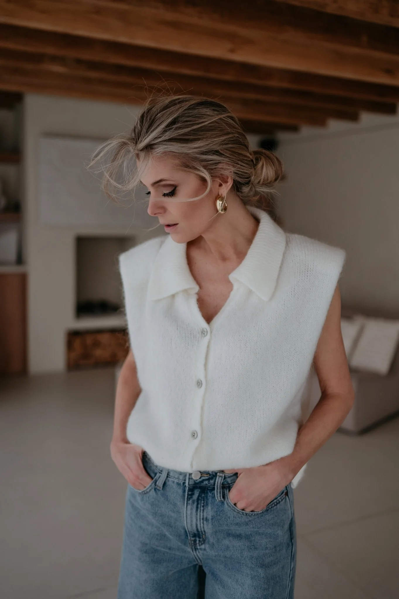 Nienti knit I Ecru - Image 2