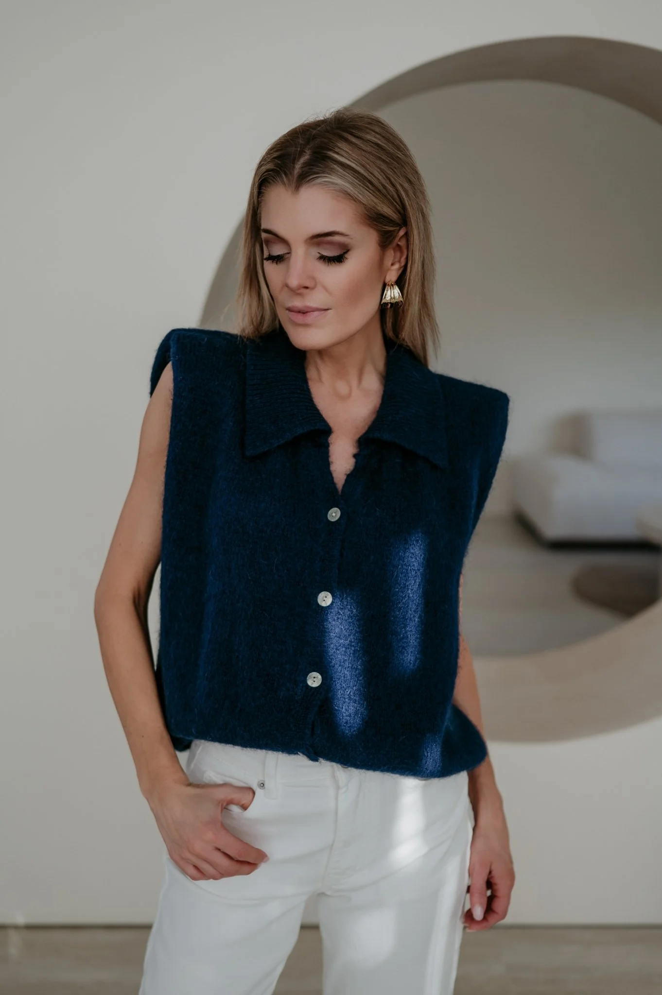 Nienti knit I Navy Blue