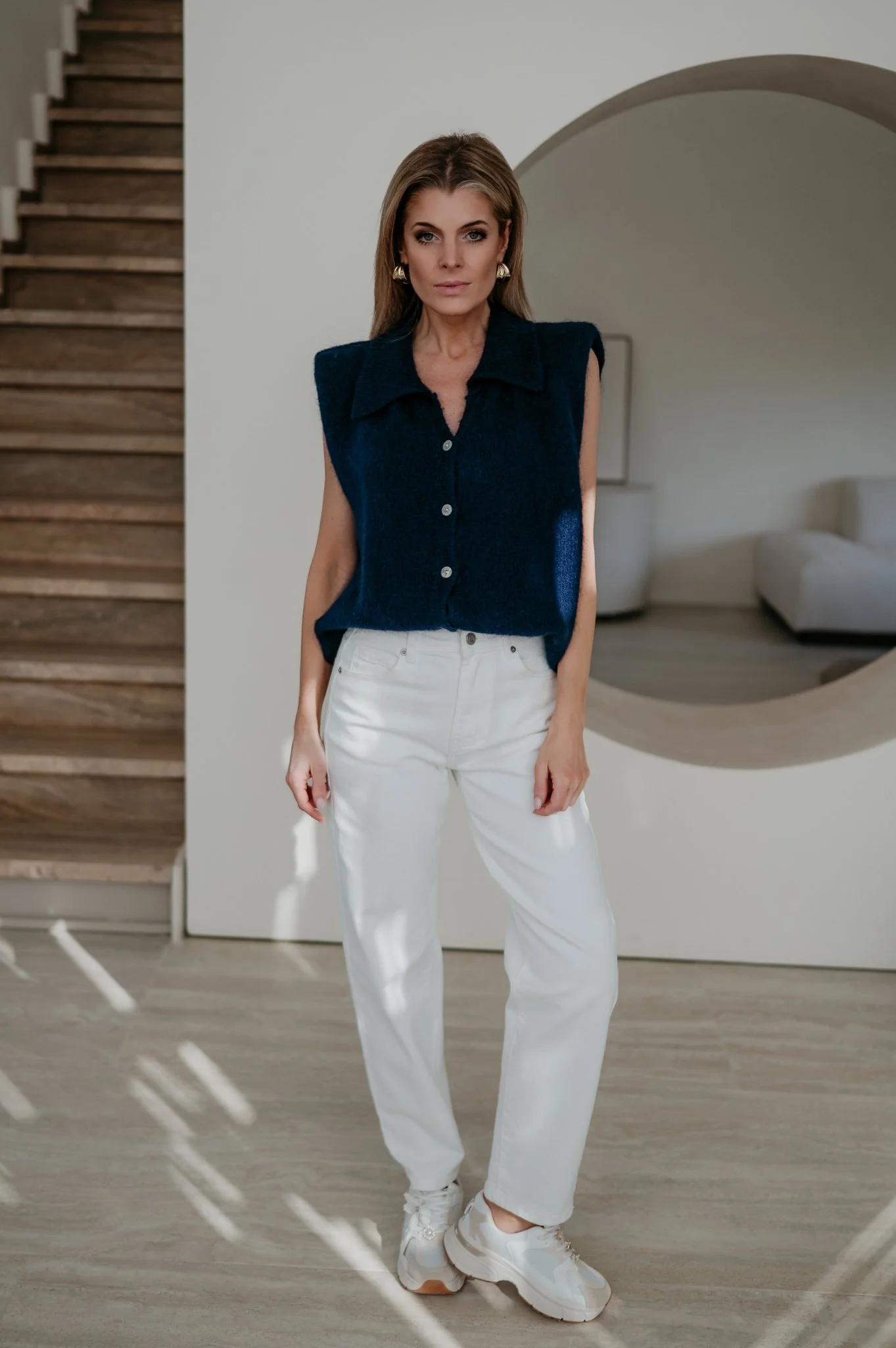 Nienti knit I Navy Blue - Image 5
