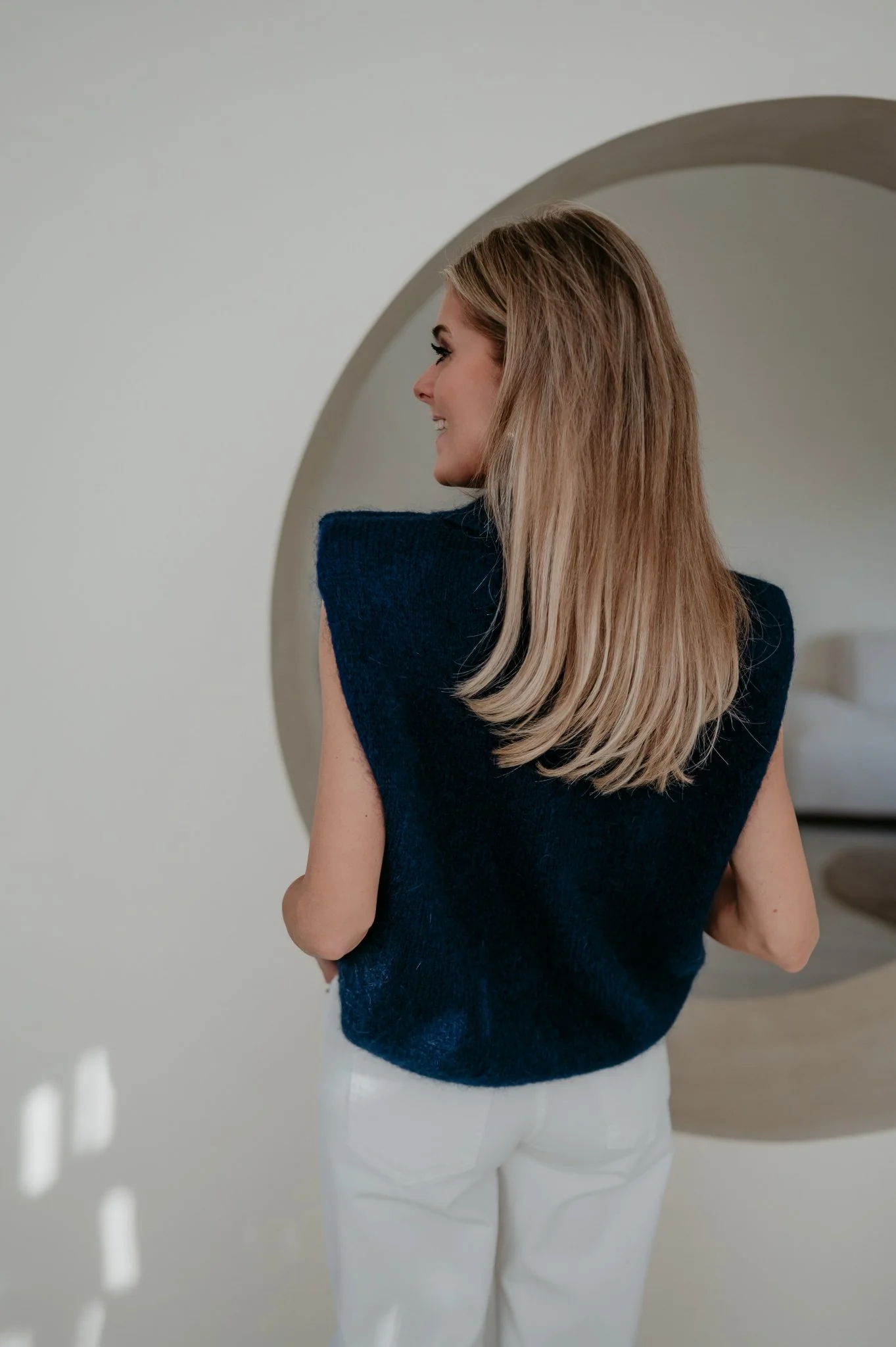 Nienti knit I Navy Blue - Image 7