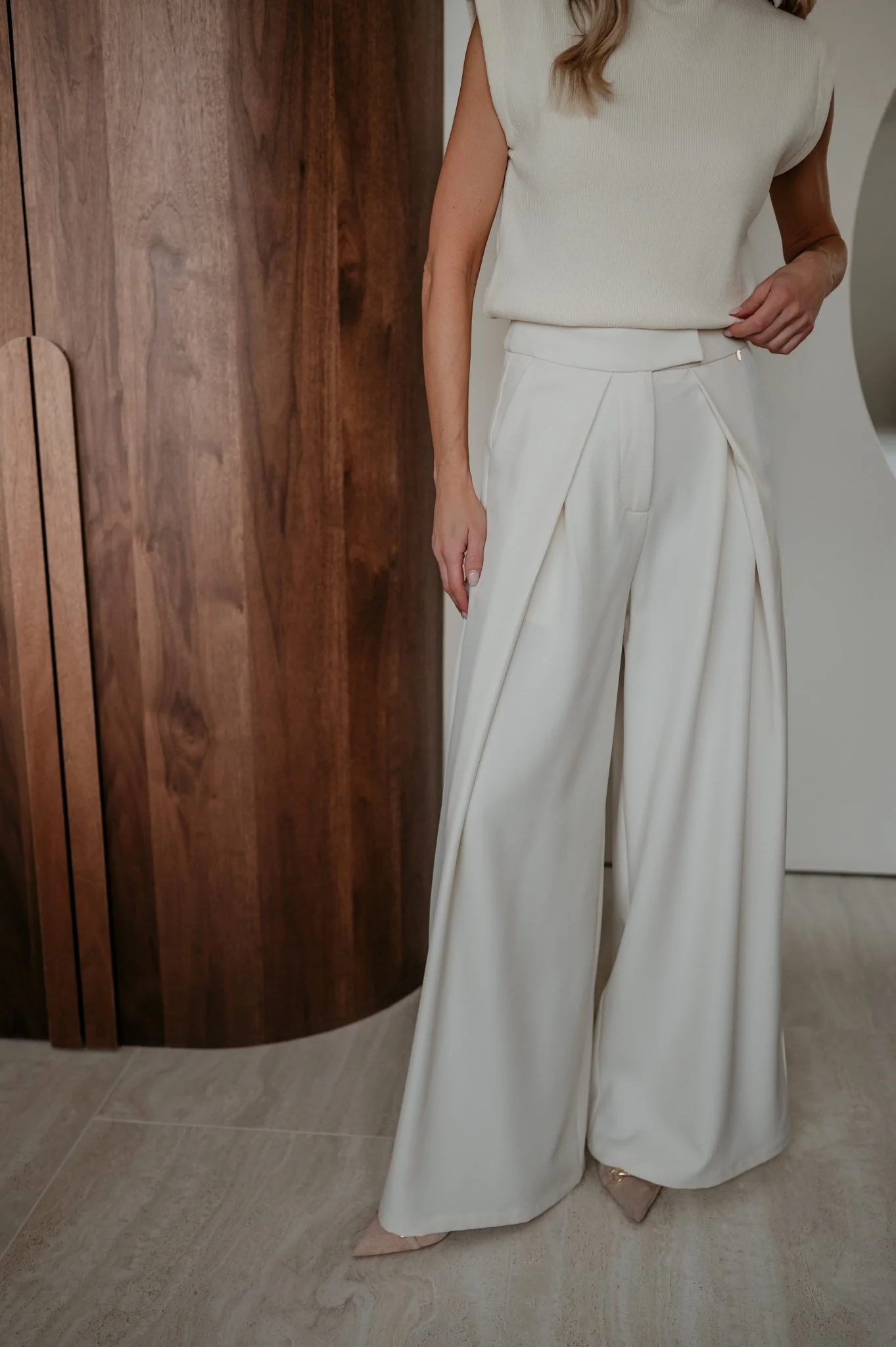 Nila trousers I Ecru - Image 9