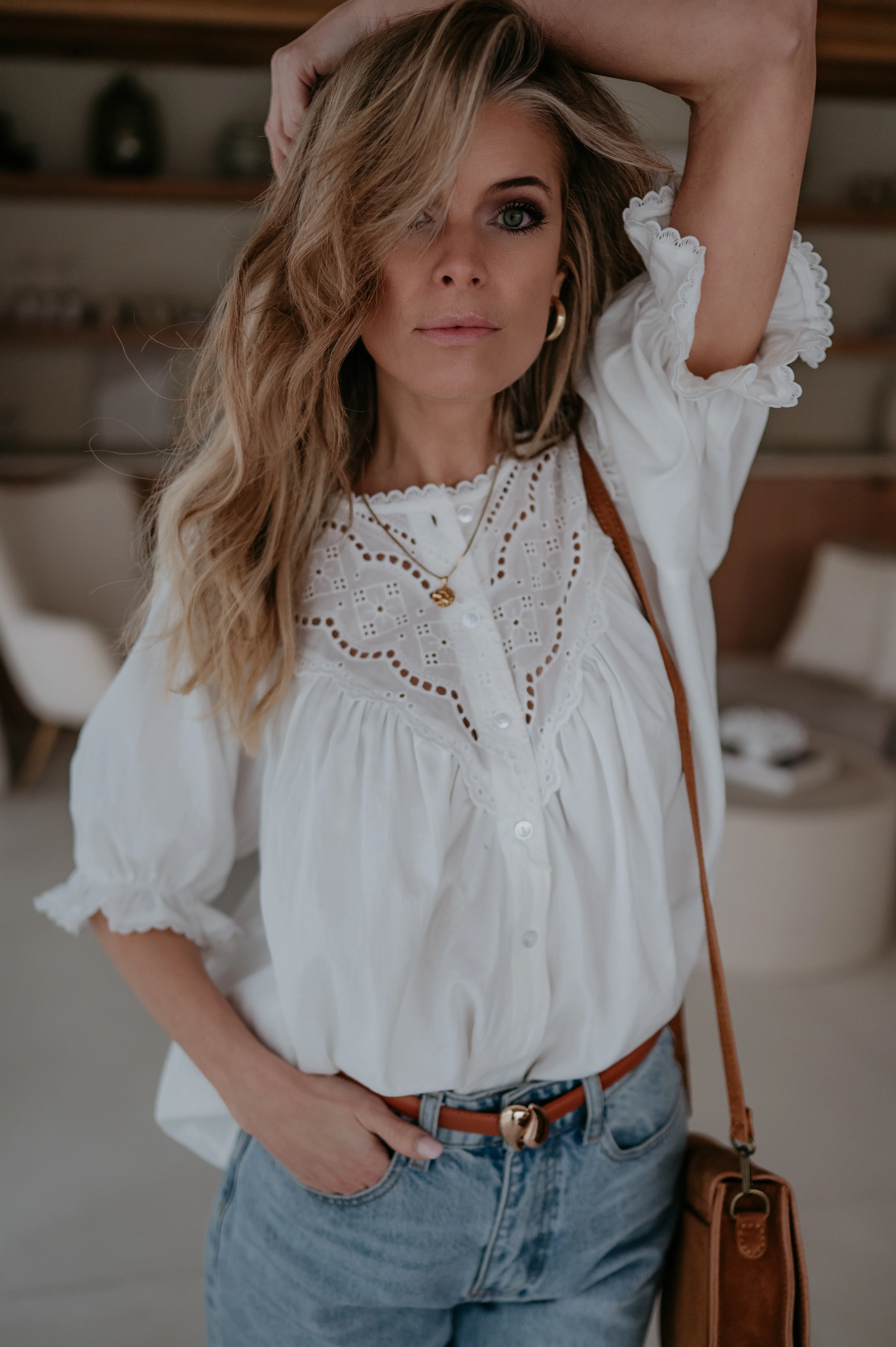 Nivore blouse I White - Image 9