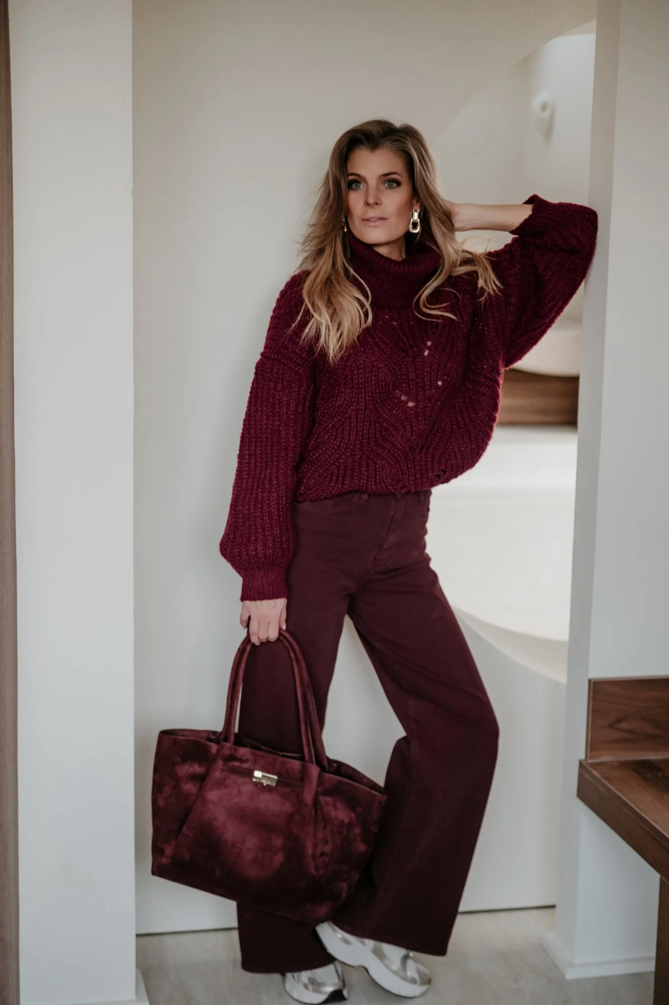 Noreli handbag I Burgundy - Image 2