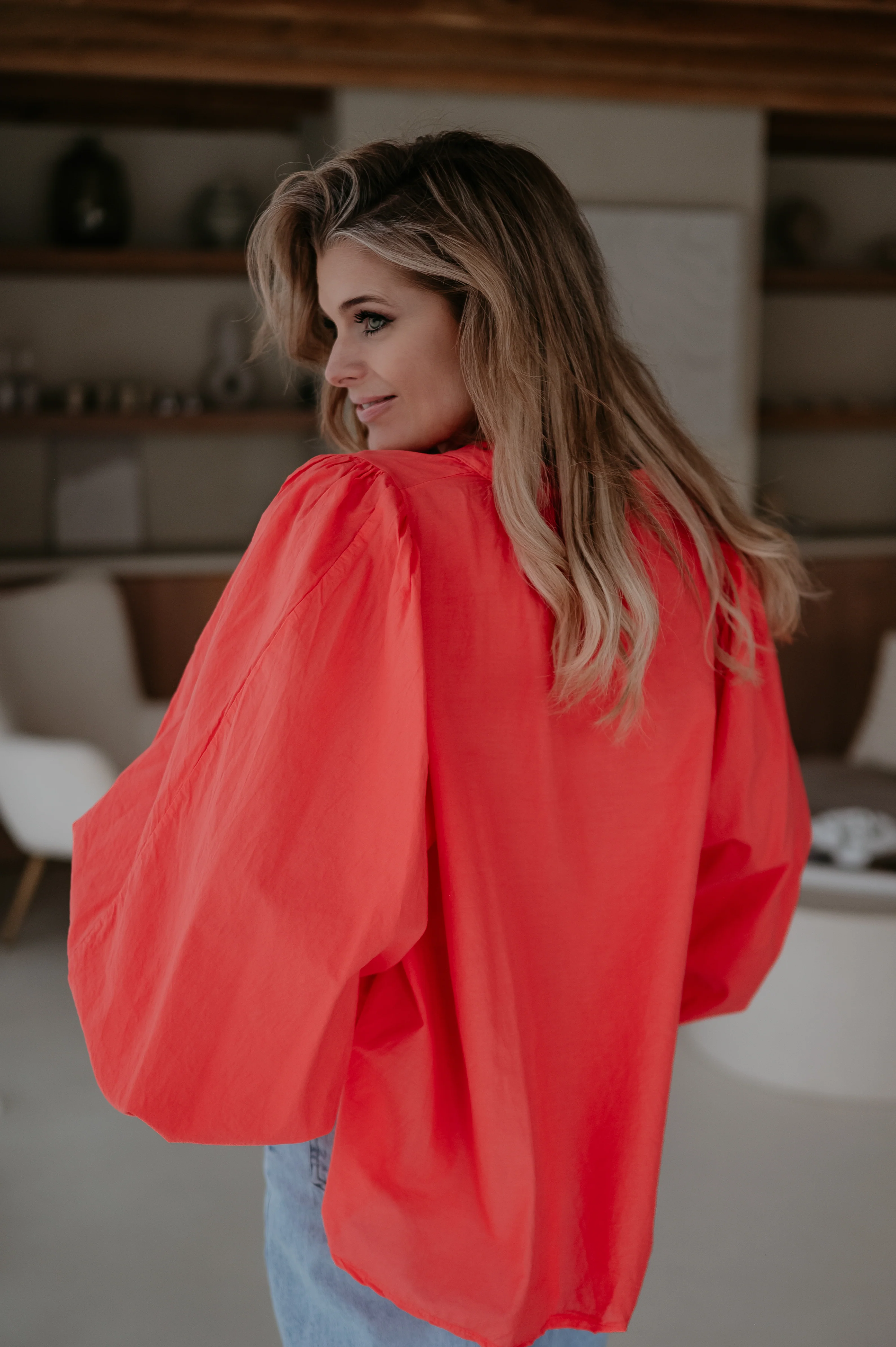 Odesi blouse I Coral - Image 7