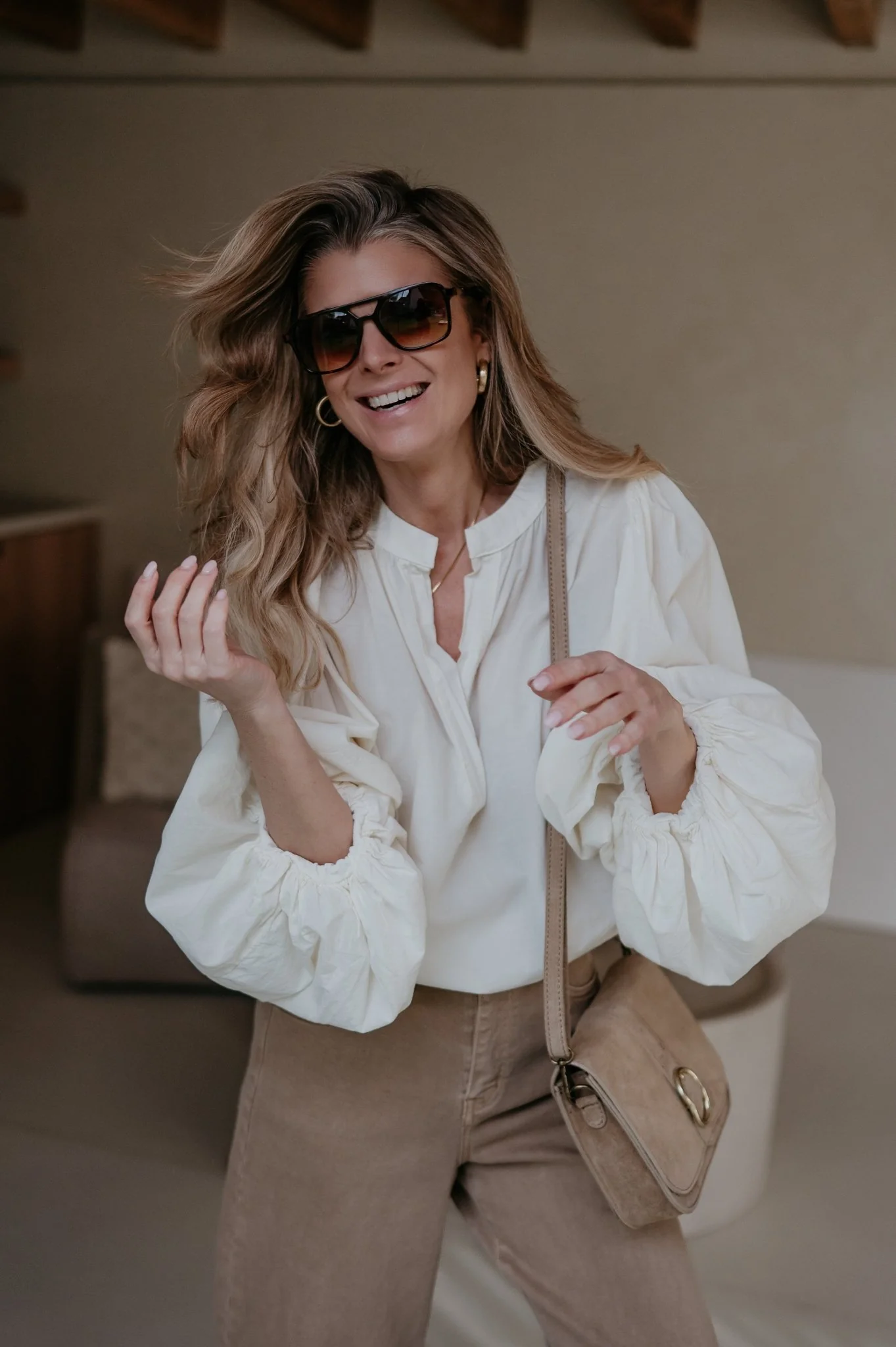Odesi blouse I Ecru - Image 12