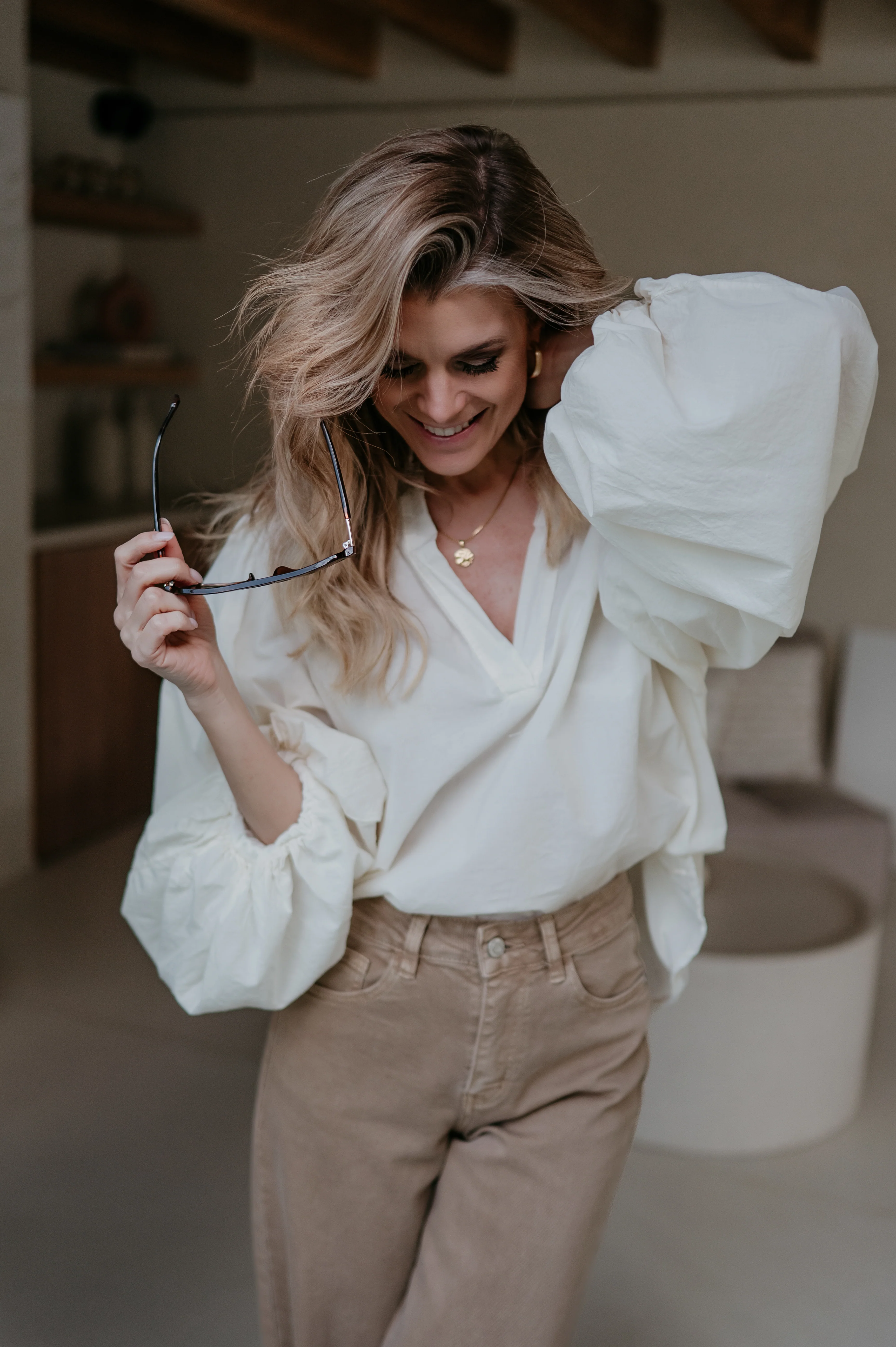 Odesi blouse I Ecru - Image 6