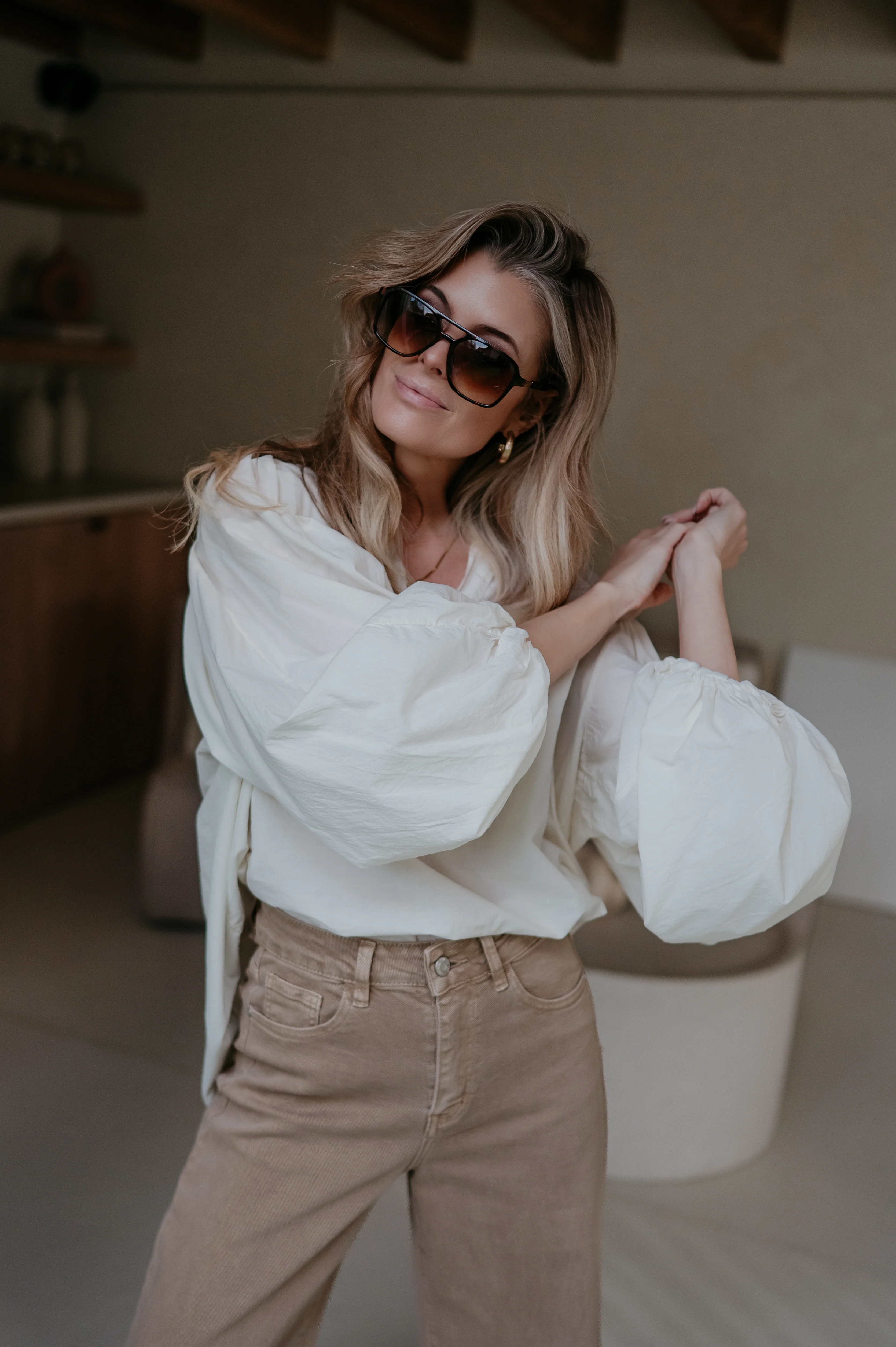 Odesi blouse I Ecru - Image 9
