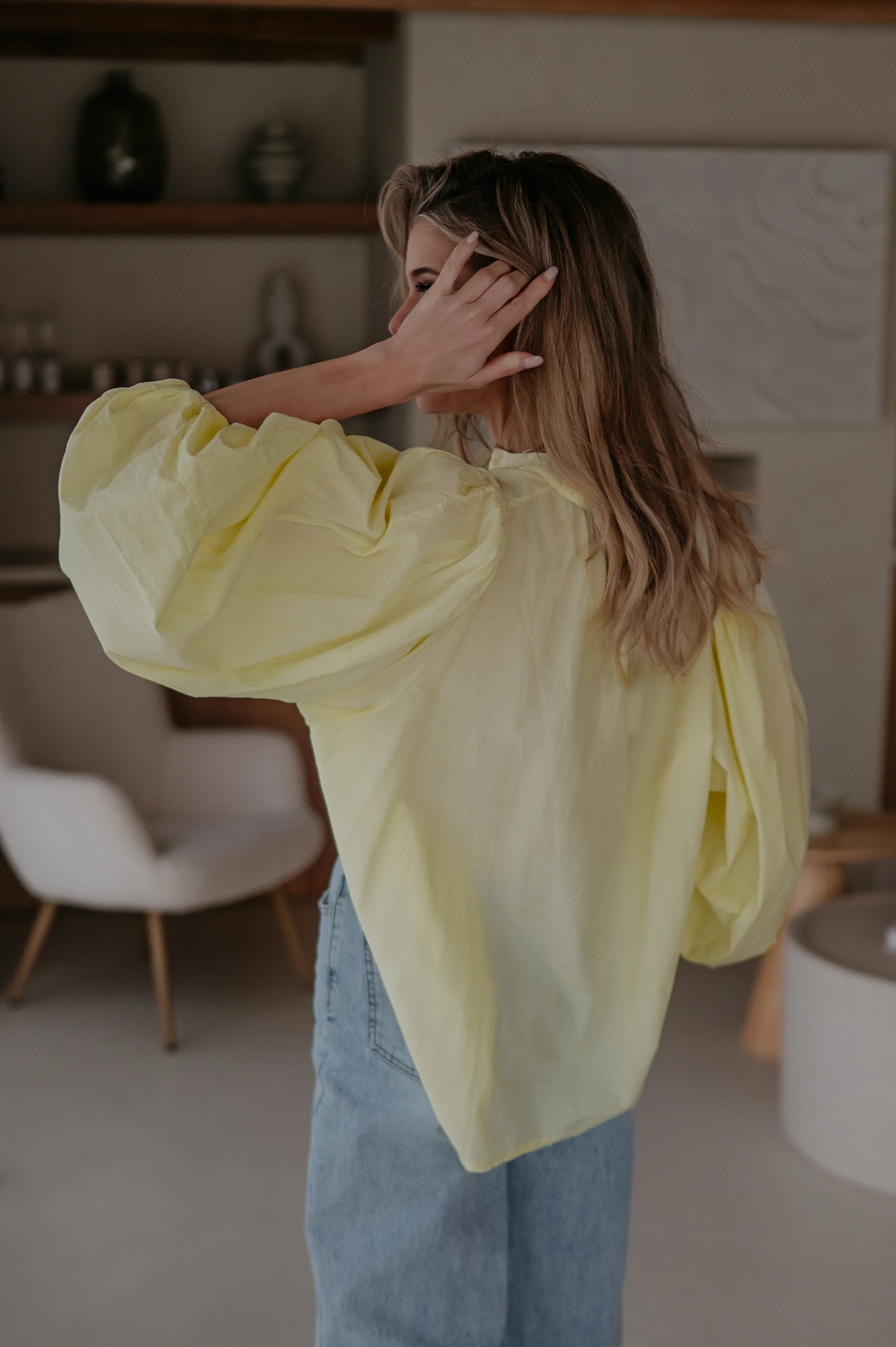 Odesi blouse I Yellow - Image 13