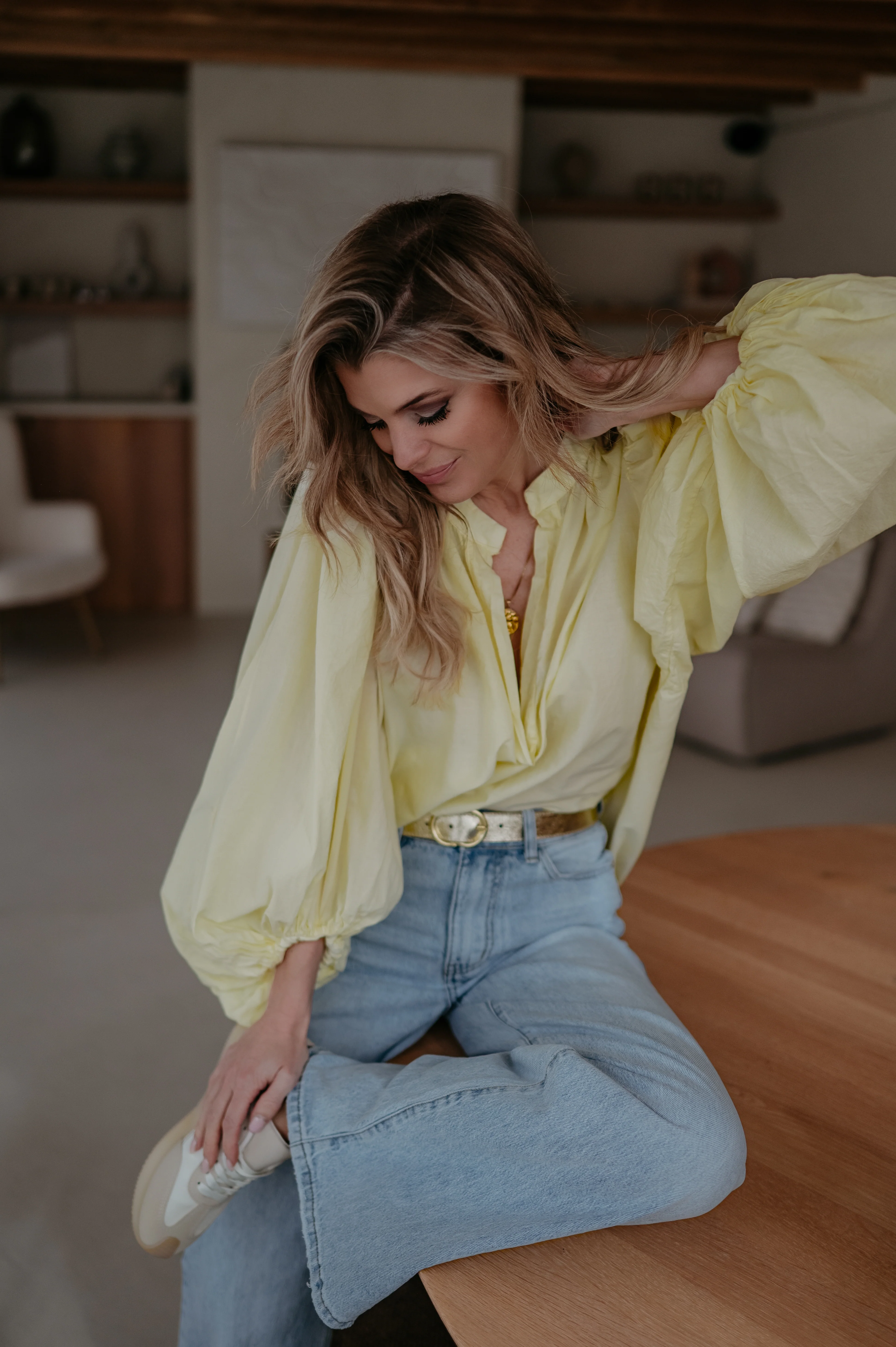 Odesi blouse I Yellow - Image 2