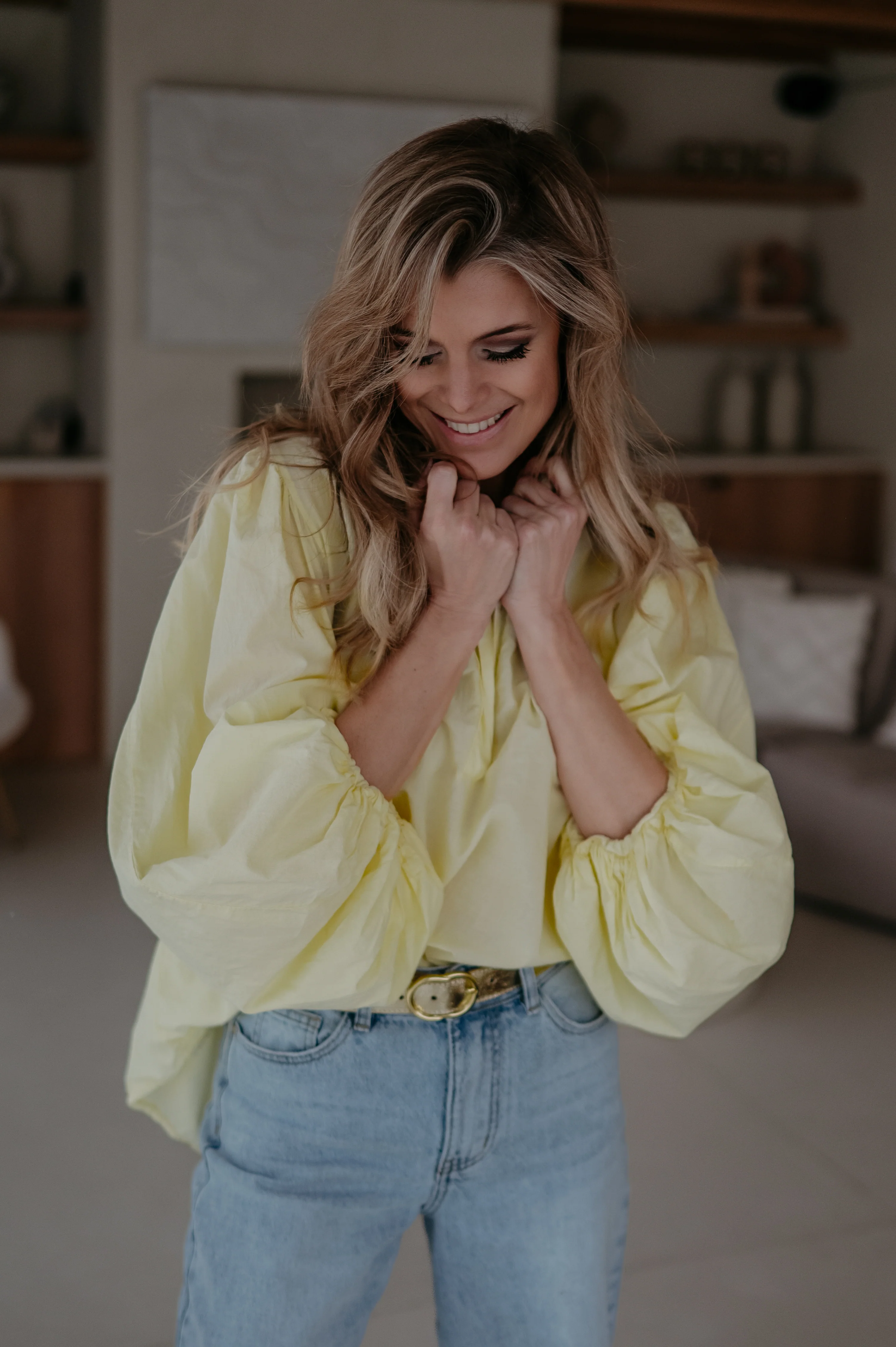 Odesi blouse I Yellow - Image 3