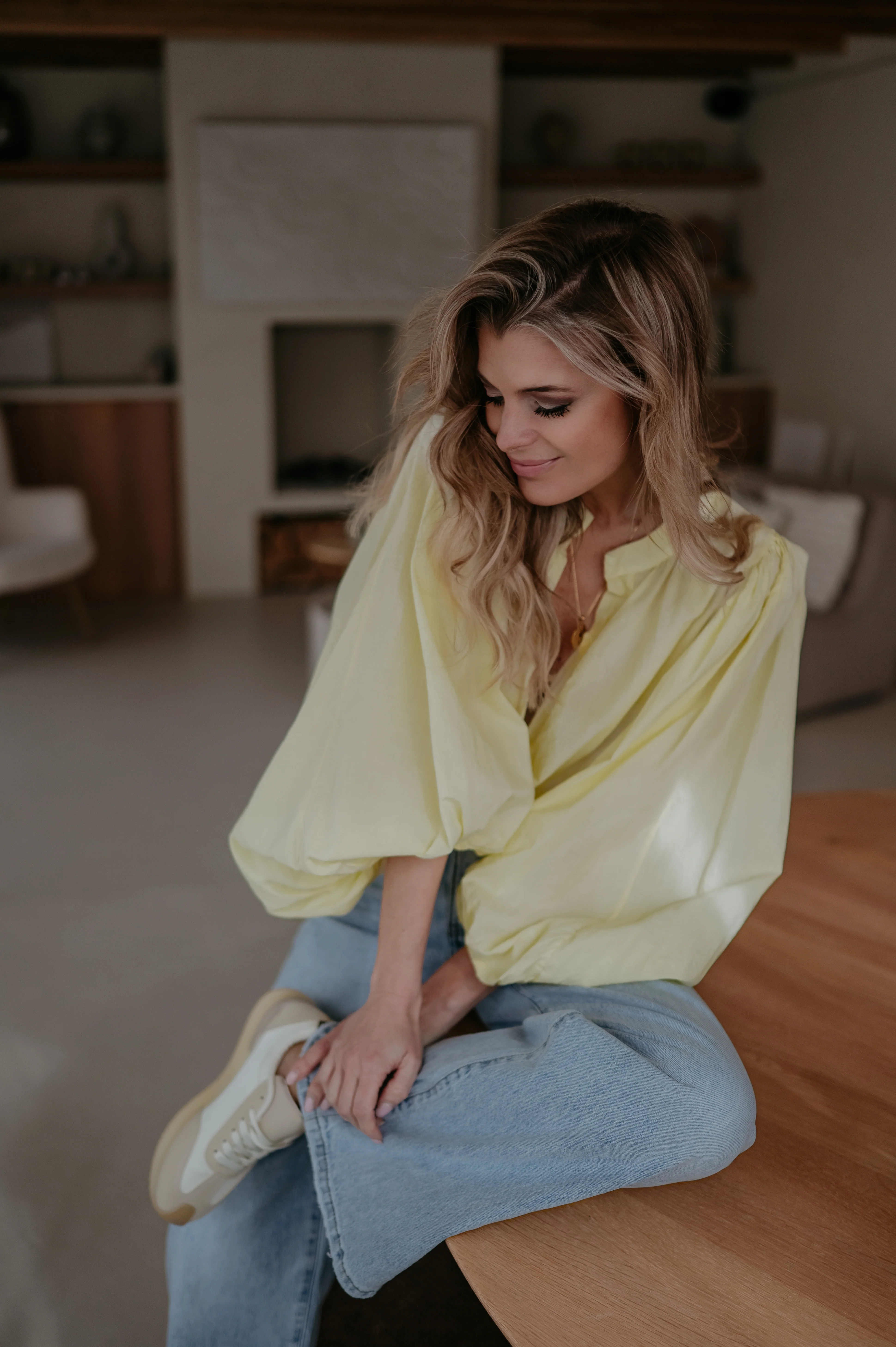 Odesi blouse I Yellow - Image 6