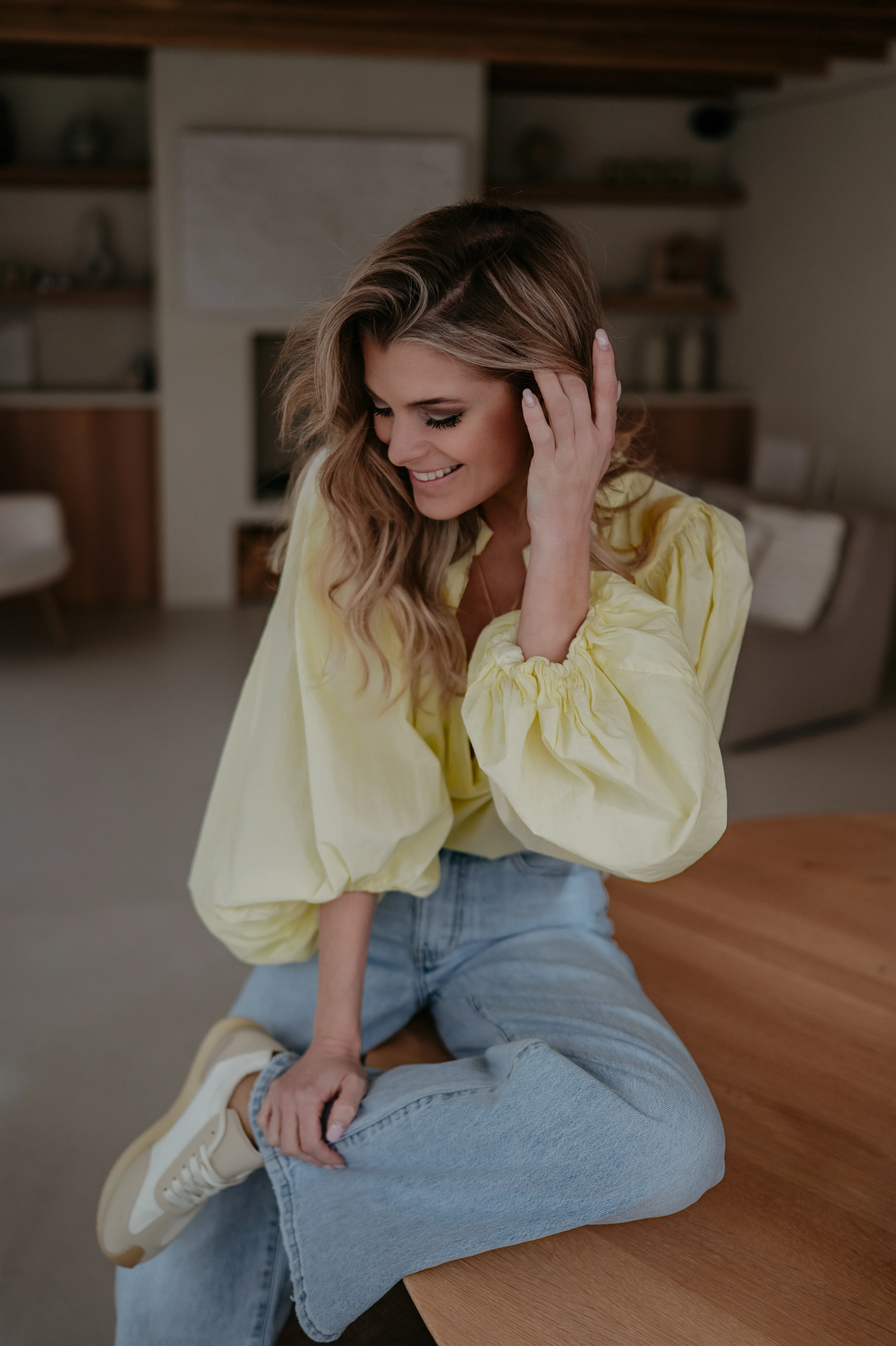 Odesi blouse I Yellow - Image 8
