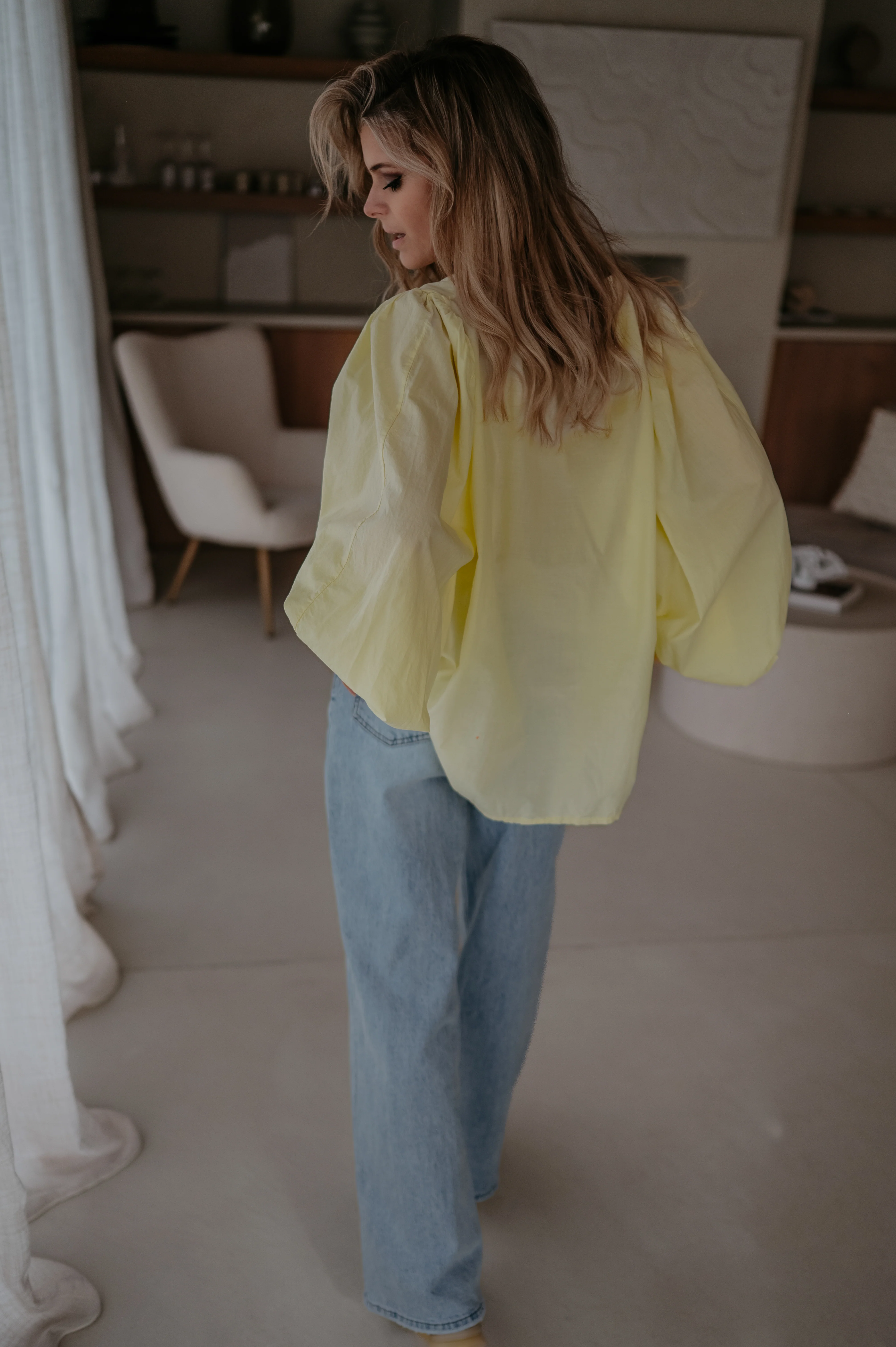 Odesi blouse I Yellow - Image 9