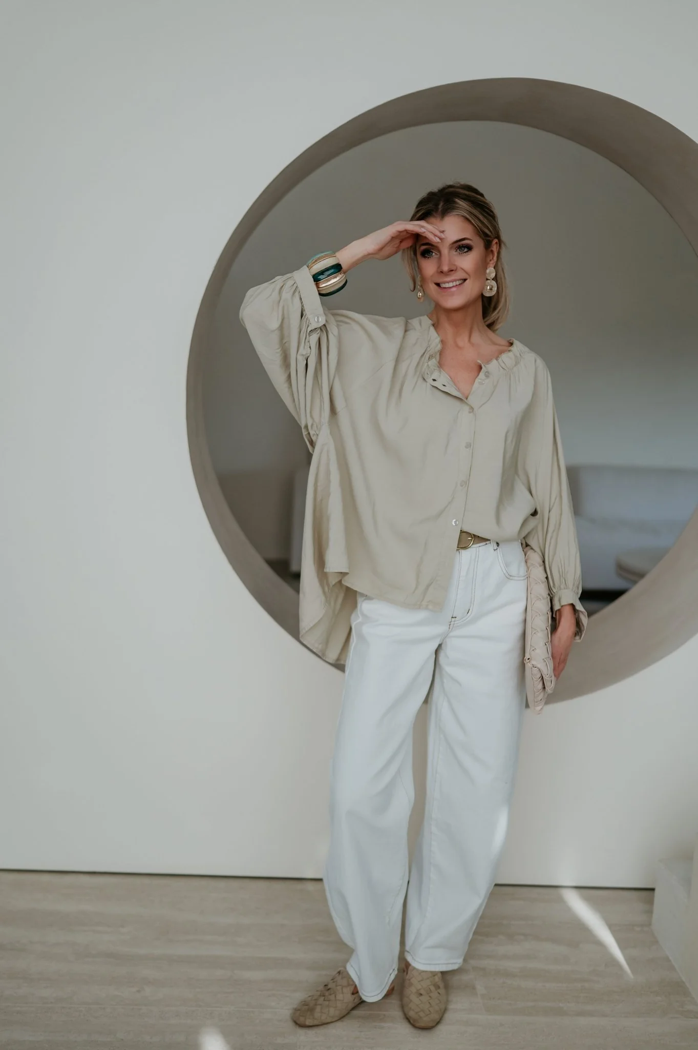 Odorio blouse I Beige - Image 14