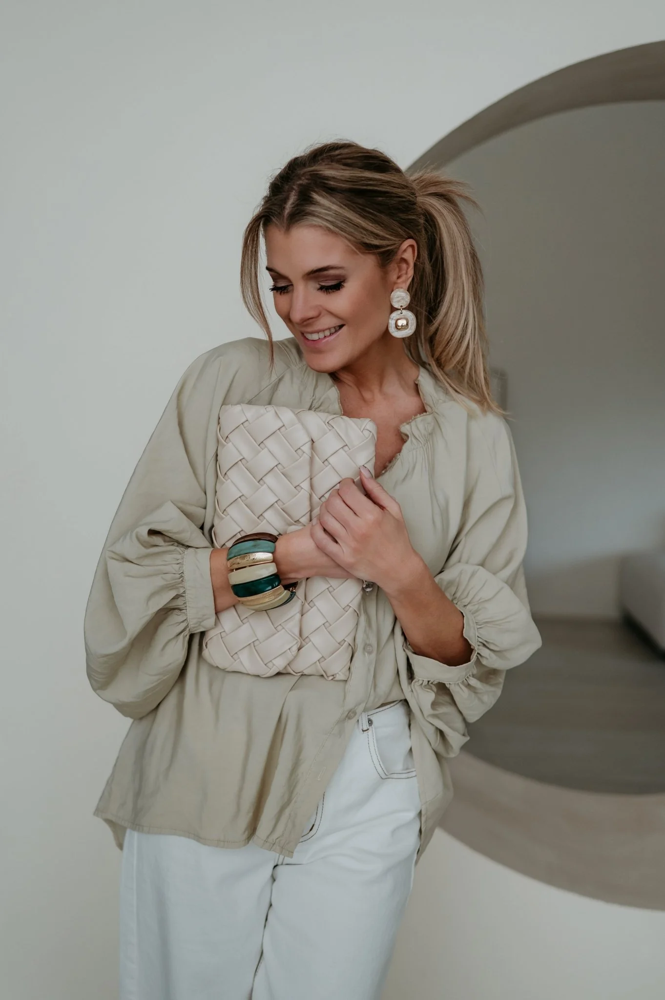 Odorio blouse I Beige - Image 4