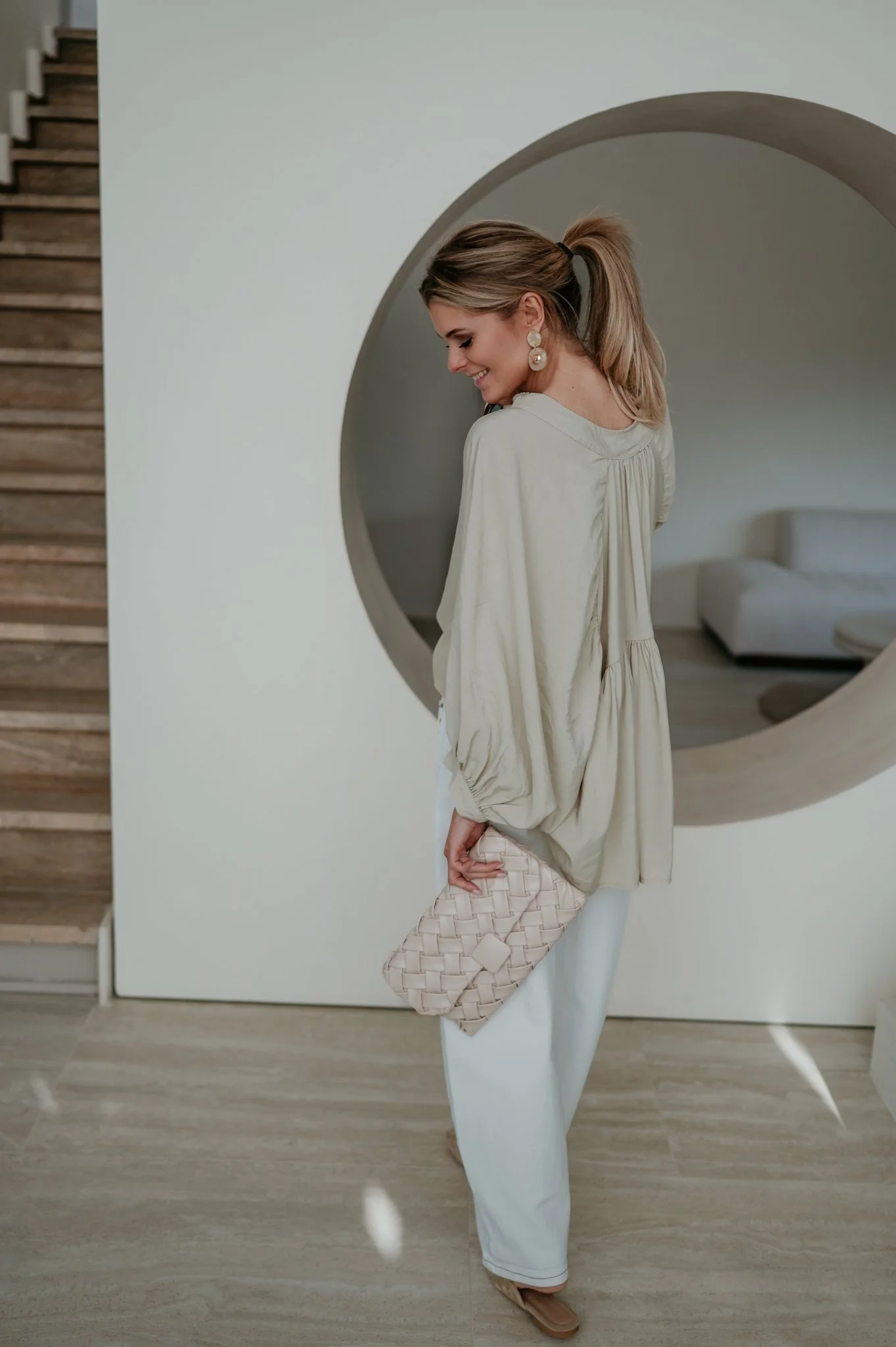 Odorio blouse I Beige - Image 5