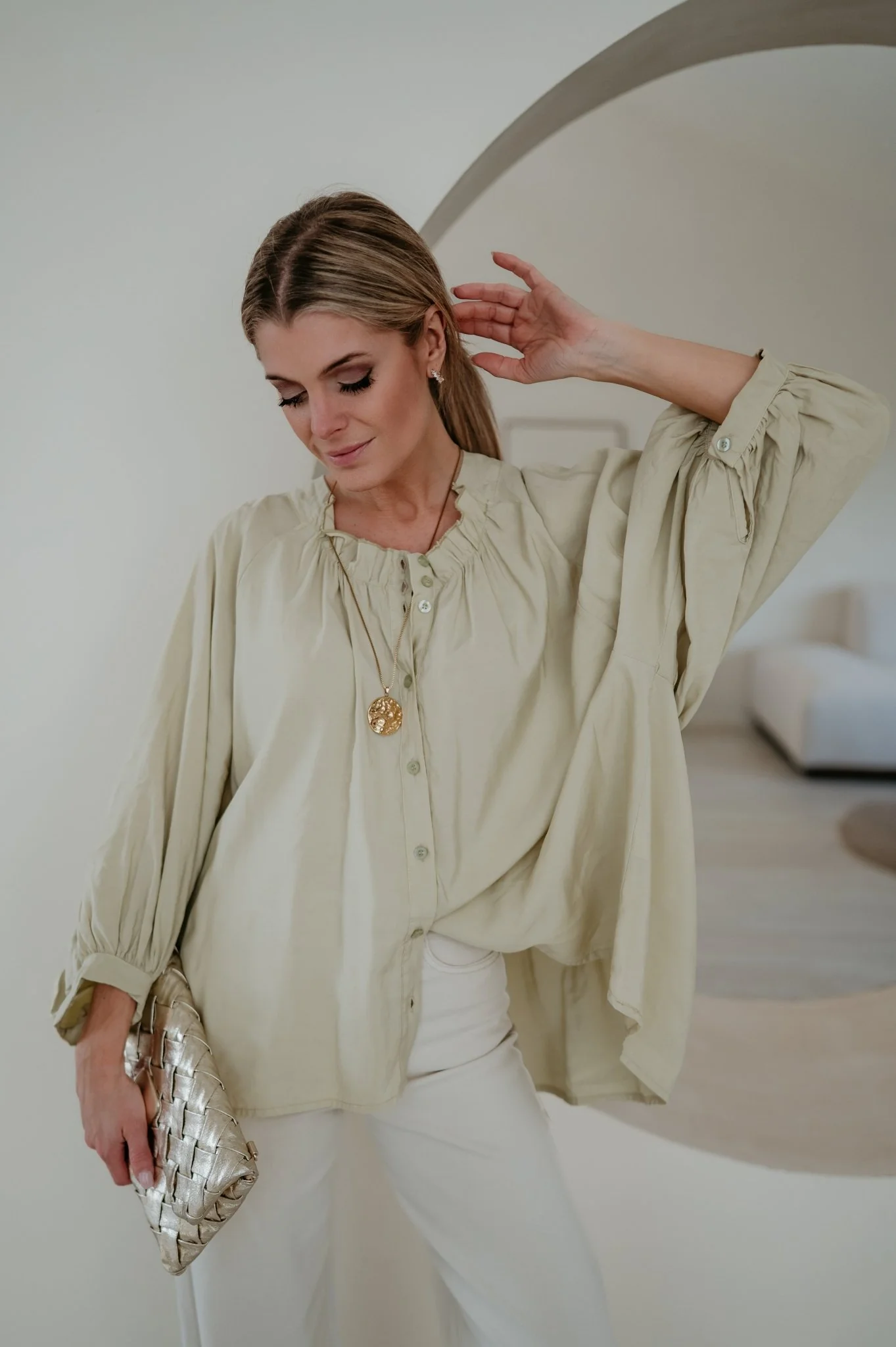 Odorio blouse I Olive