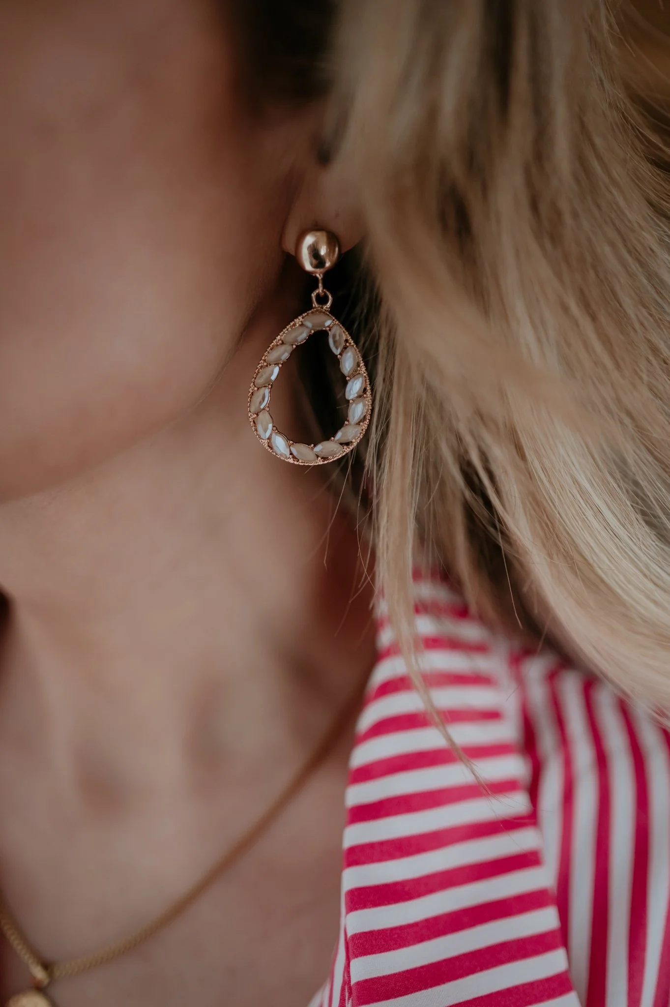 Odu earrings I Beige